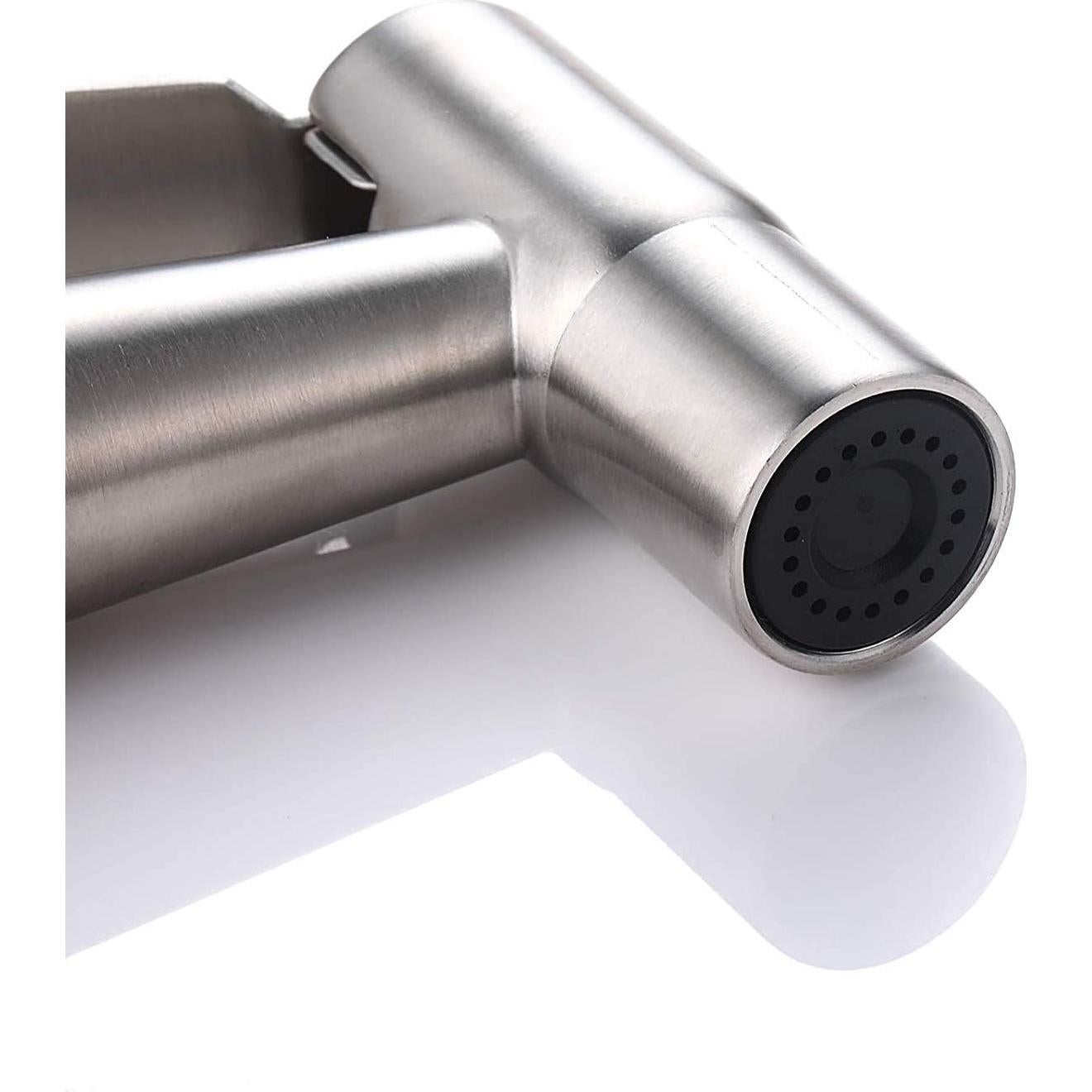 Rociador de Bidet de Mano JIELUO - Acero Inoxidable, Plata