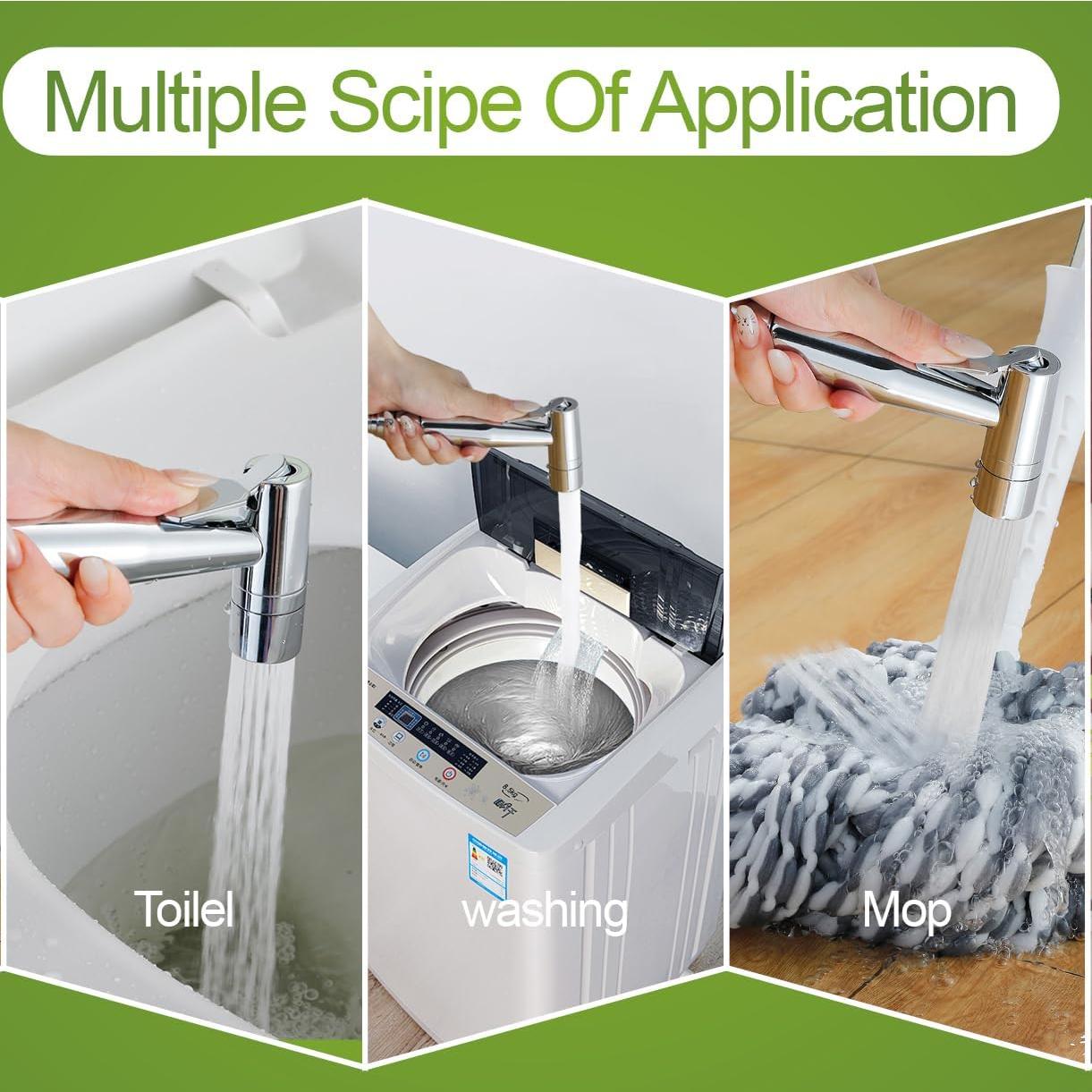 Rociador de Bidet de Mano ASRCLOO de Acero Inoxidable Cromo