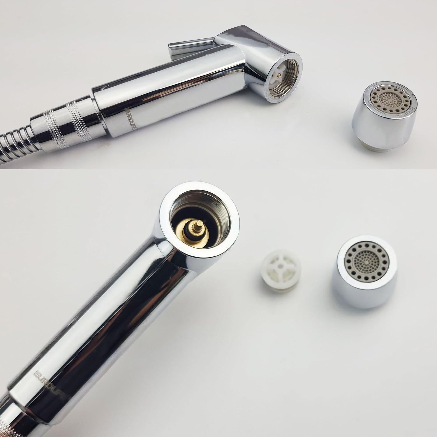 Rociador de Bidet de Mano Eurolife EL-X14 Cromo Brillante