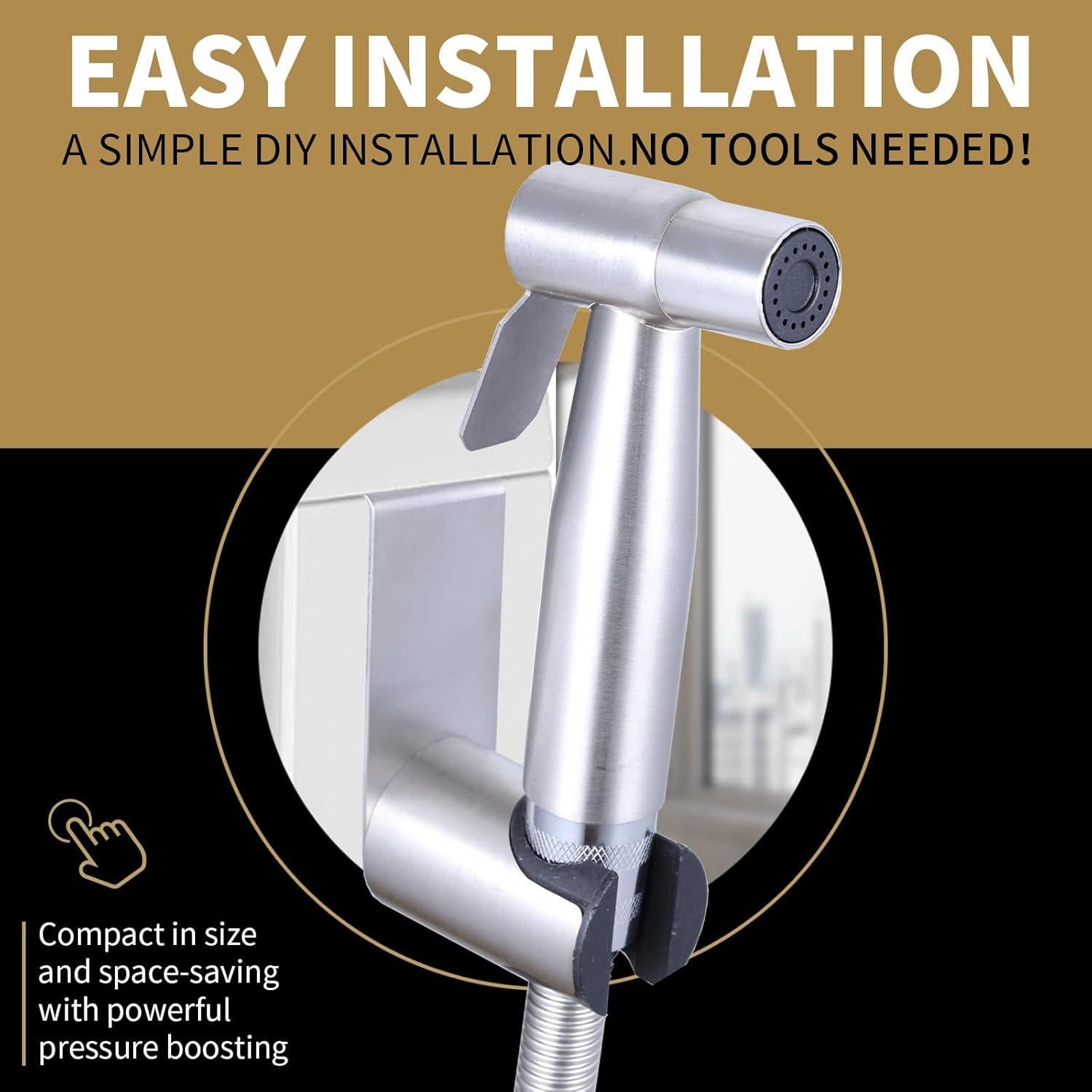 Rociador de Bidet de Mano Peisaluo Acero Inoxidable 304