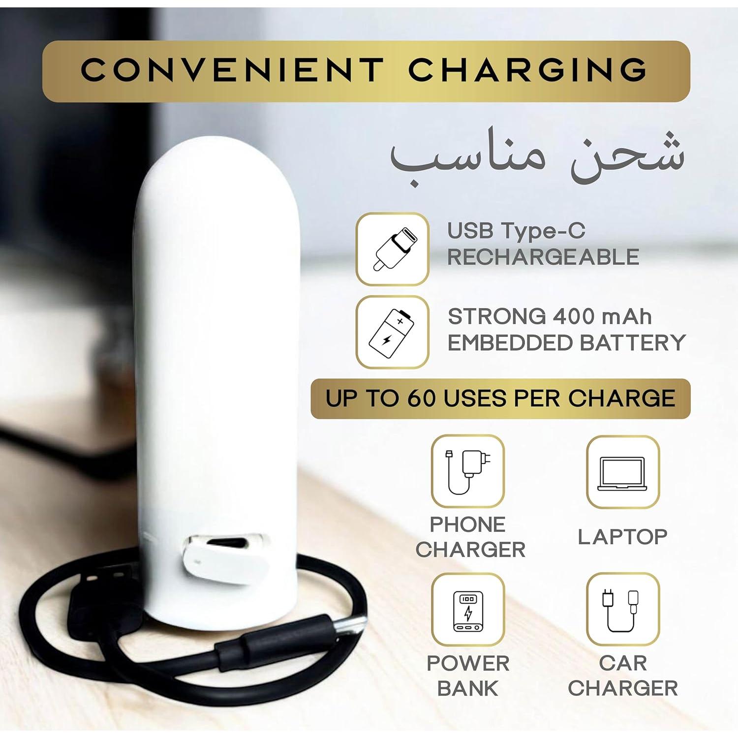 Bidet Portátil Premium ALDIM 350ml Recargable USB-C Viaje