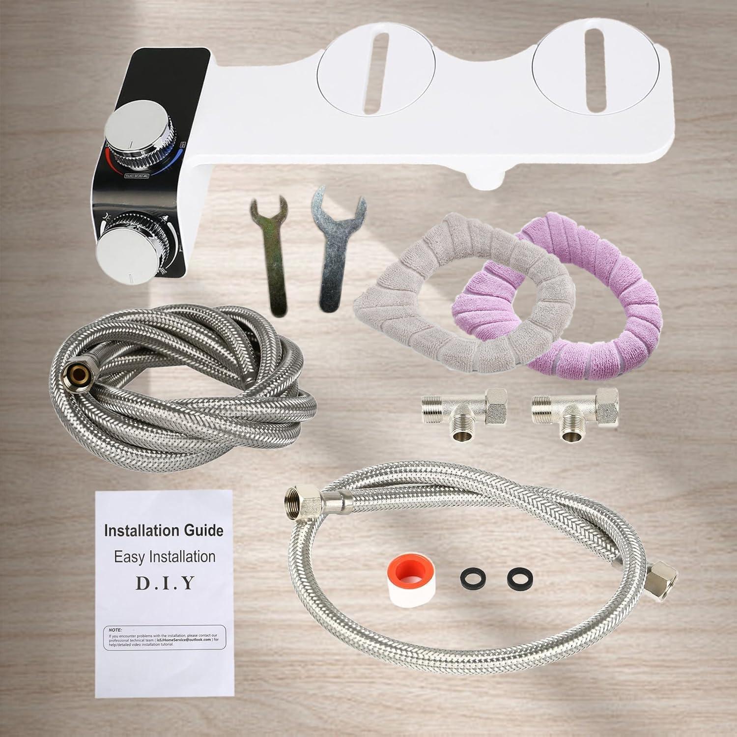 Accesorio de Bidet Terids ZYP01015 Frío y Caliente con Doble Boquilla