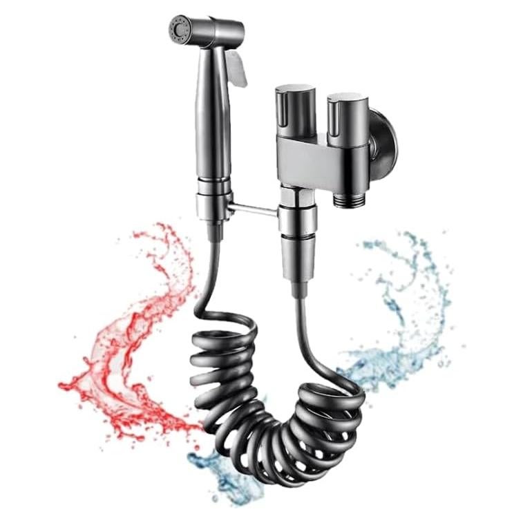 Rociador de Bidet de Mano Genérico Acero Inoxidable Alta Presión