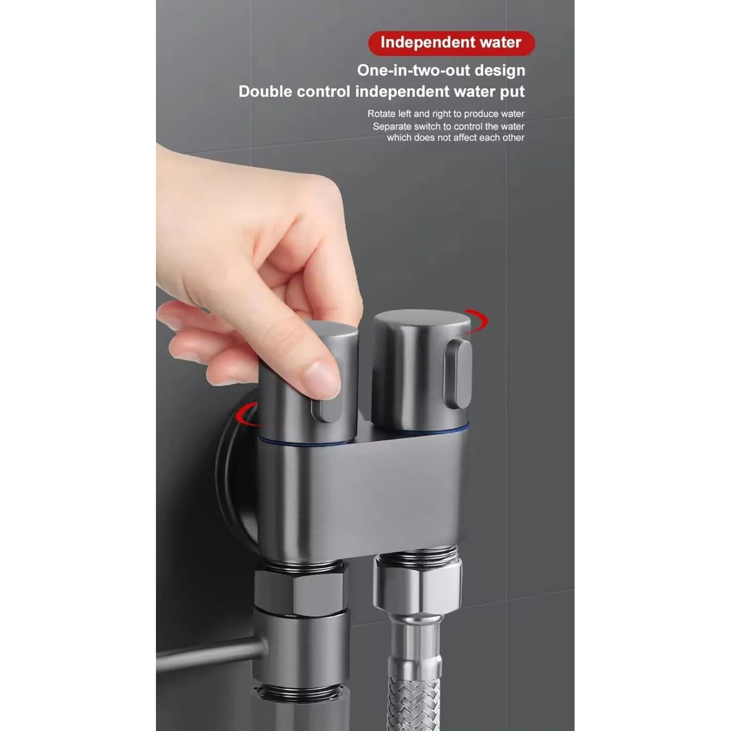 Rociador de Bidet de Mano Genérico Acero Inoxidable Alta Presión