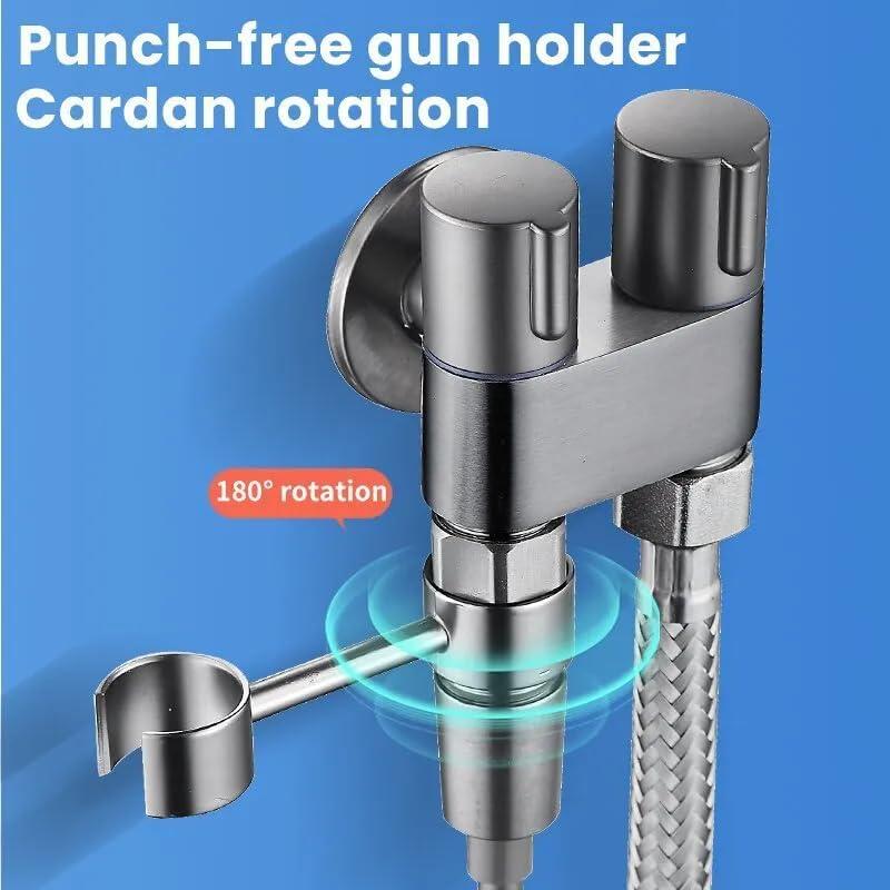 Rociador de Bidet de Mano Genérico Acero Inoxidable Alta Presión