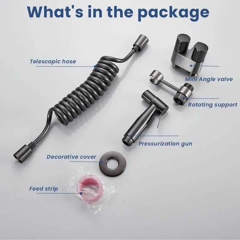 Rociador de Bidet de Mano Genérico Acero Inoxidable Alta Presión