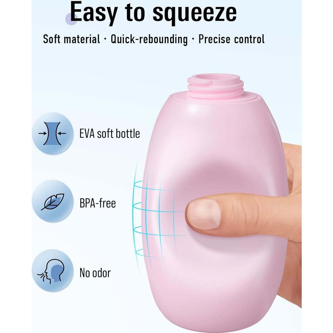 Rociador de Bidet Portátil Redsack 400ml Rosa Alta Presión