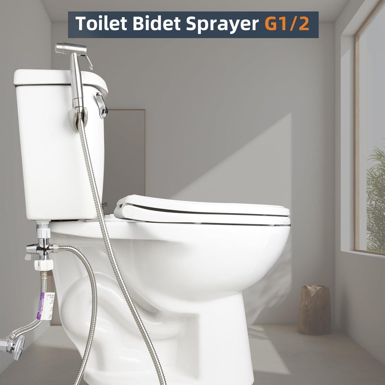 Adaptador T para Bidet Hibbent - Válvula de Cierre de Latón