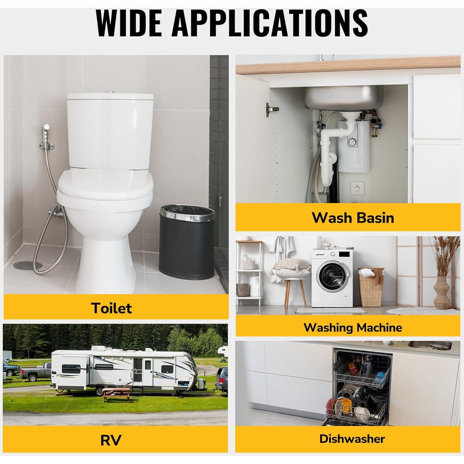 Válvula de Parada Tee 3/8" JUWO para Bidet y Cocina