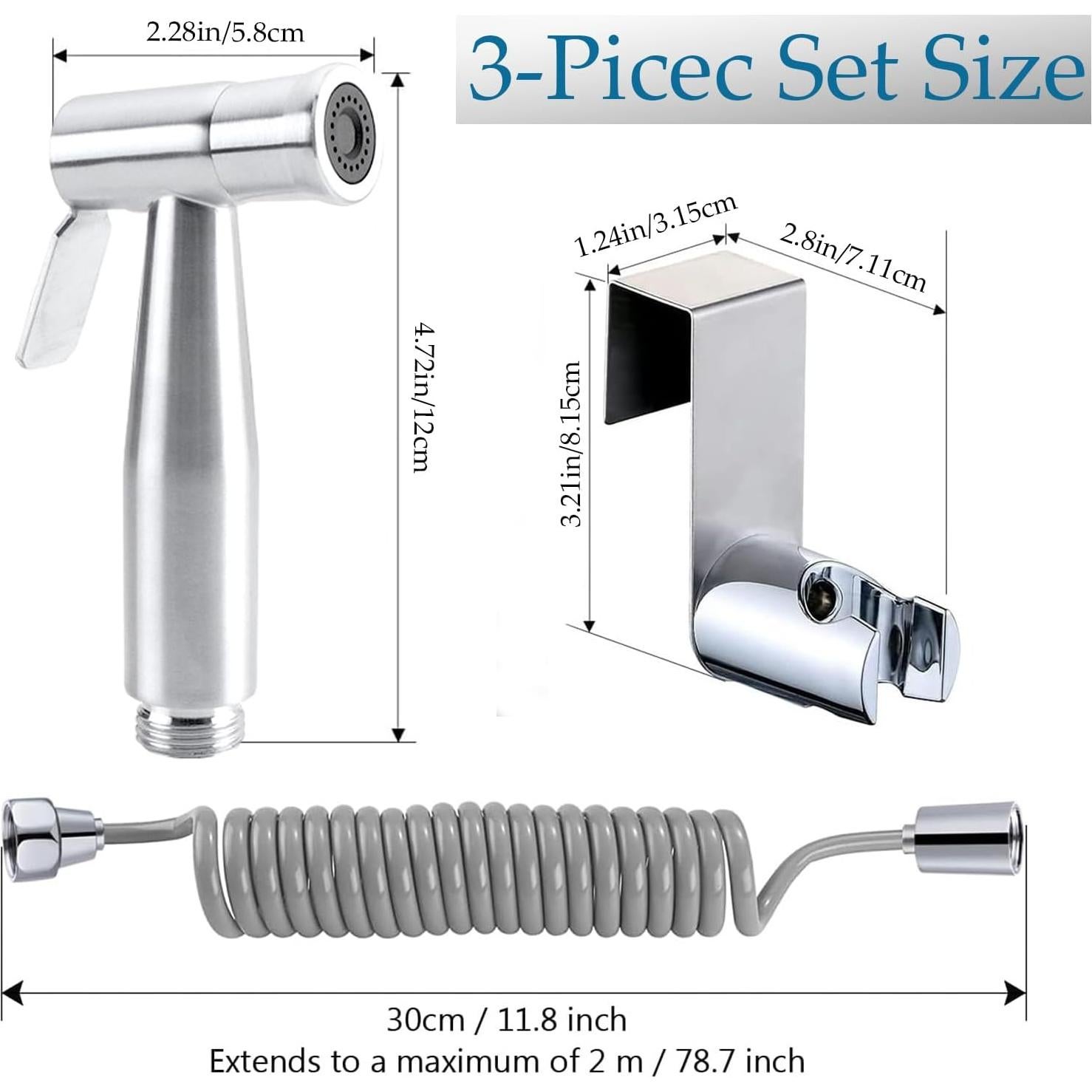 Ducha de Mano de Acero Inoxidable ABSOK para Bidet