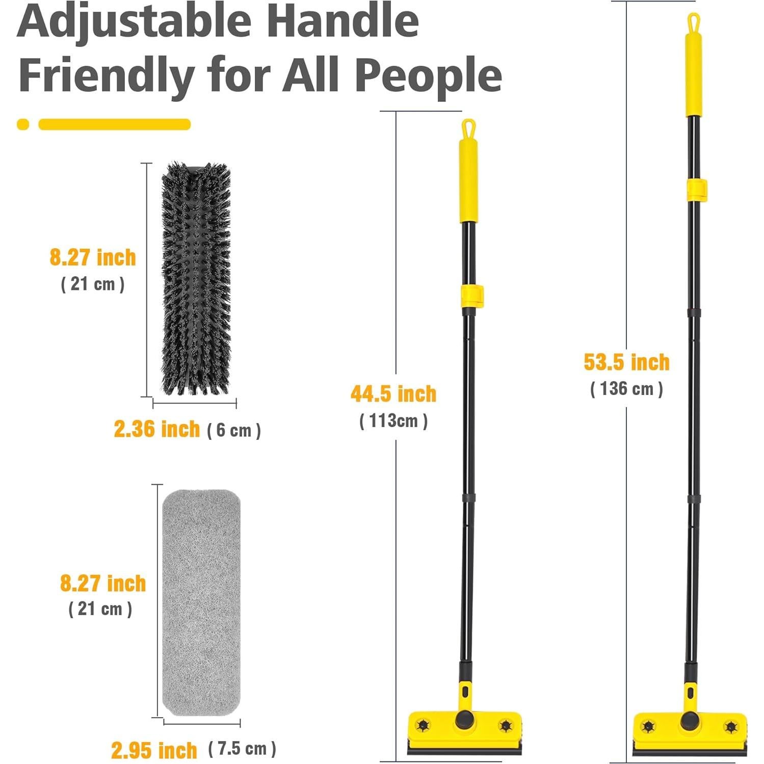 Cepillo de Limpieza Multifuncional JEHONN 135.89 cm Amarillo