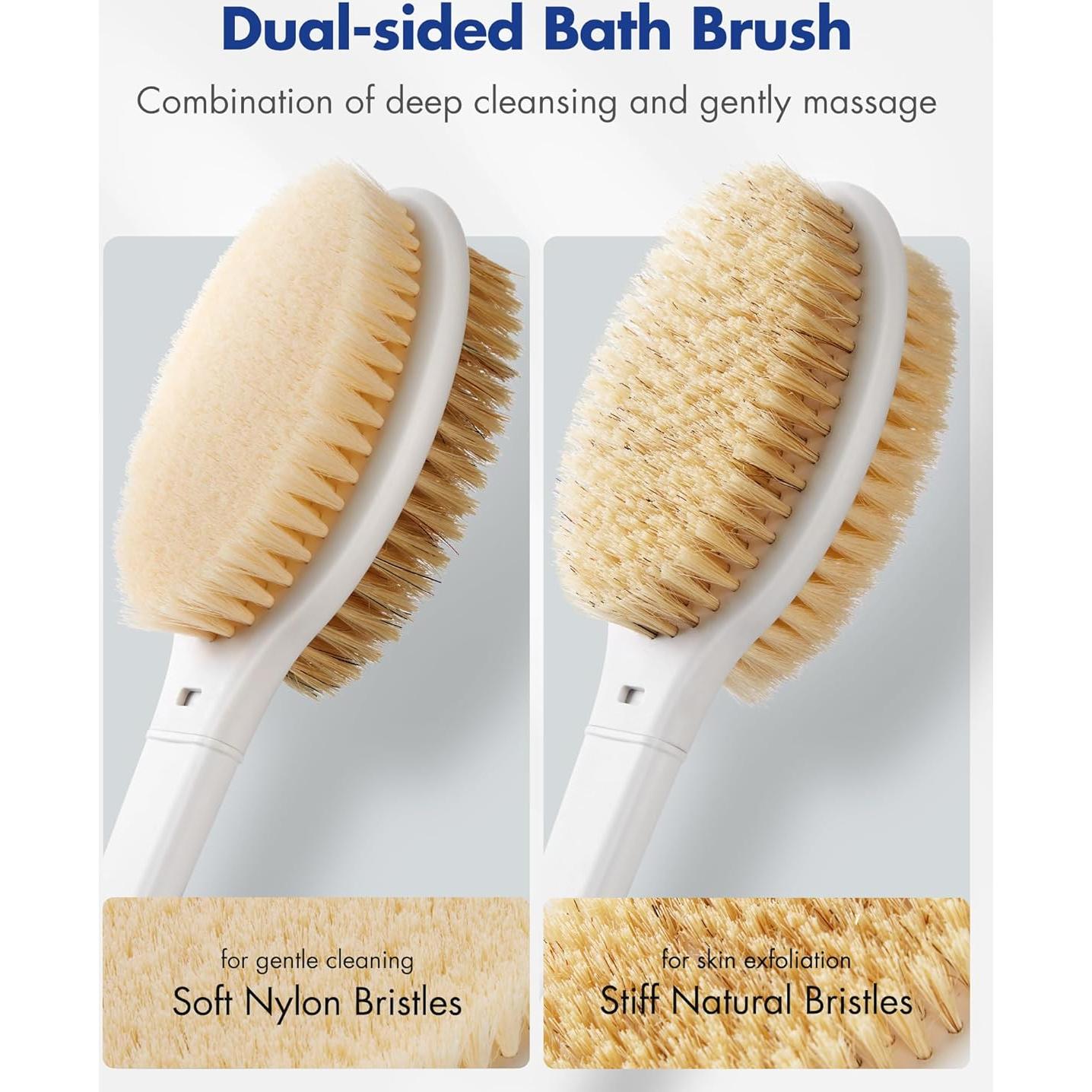 Cepillo de Ducha Rafow HZB-1 con Mango Largo 46 cm Azul