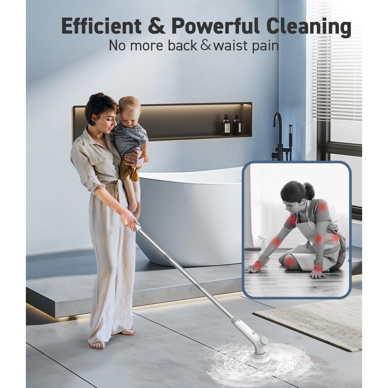 Cepillo Eléctrico Giratorio VEWIOR EC02 Inalámbrico 2 Velocidades