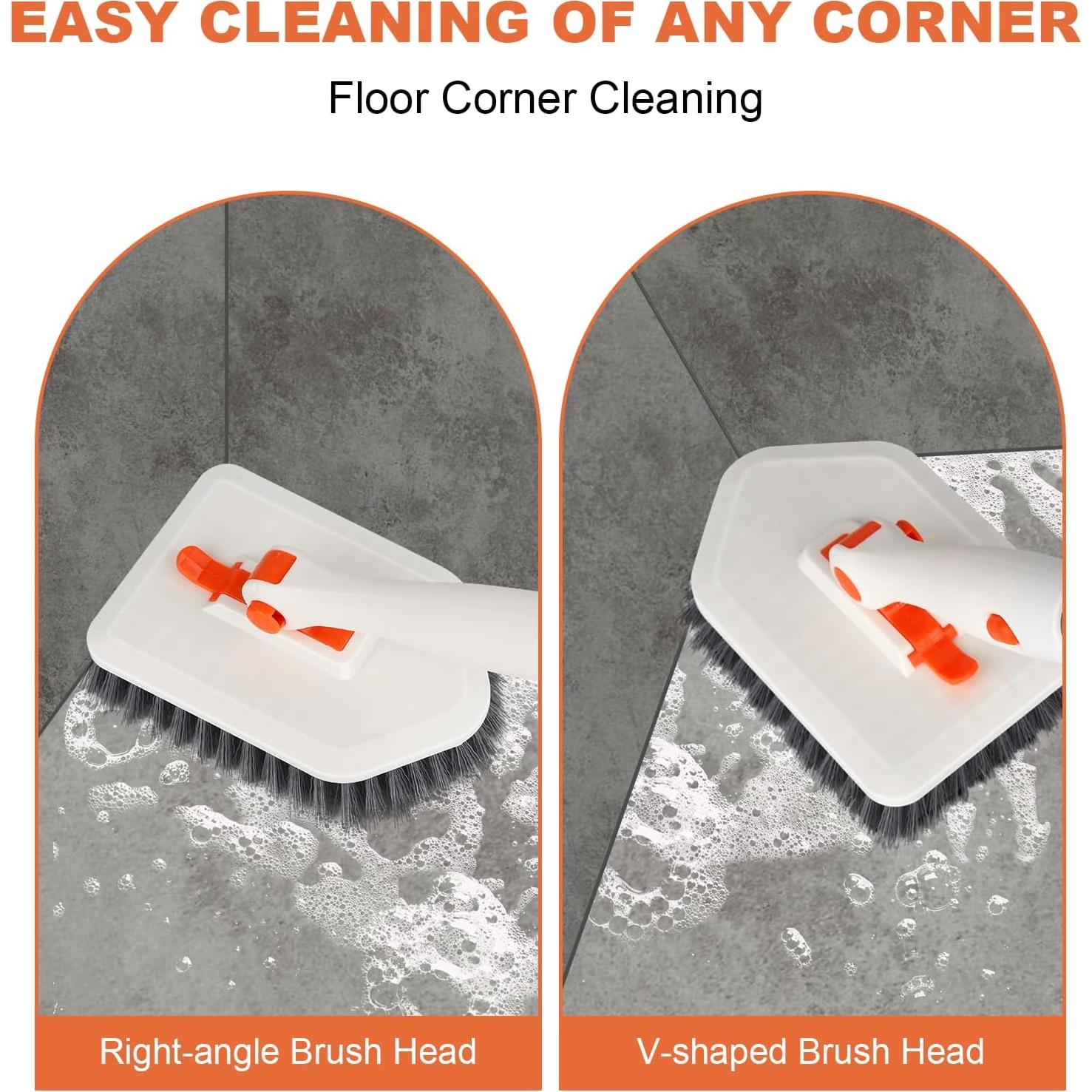 Cepillo de Limpieza 3 en 1 MOSEN con Mango Largo Ajustable