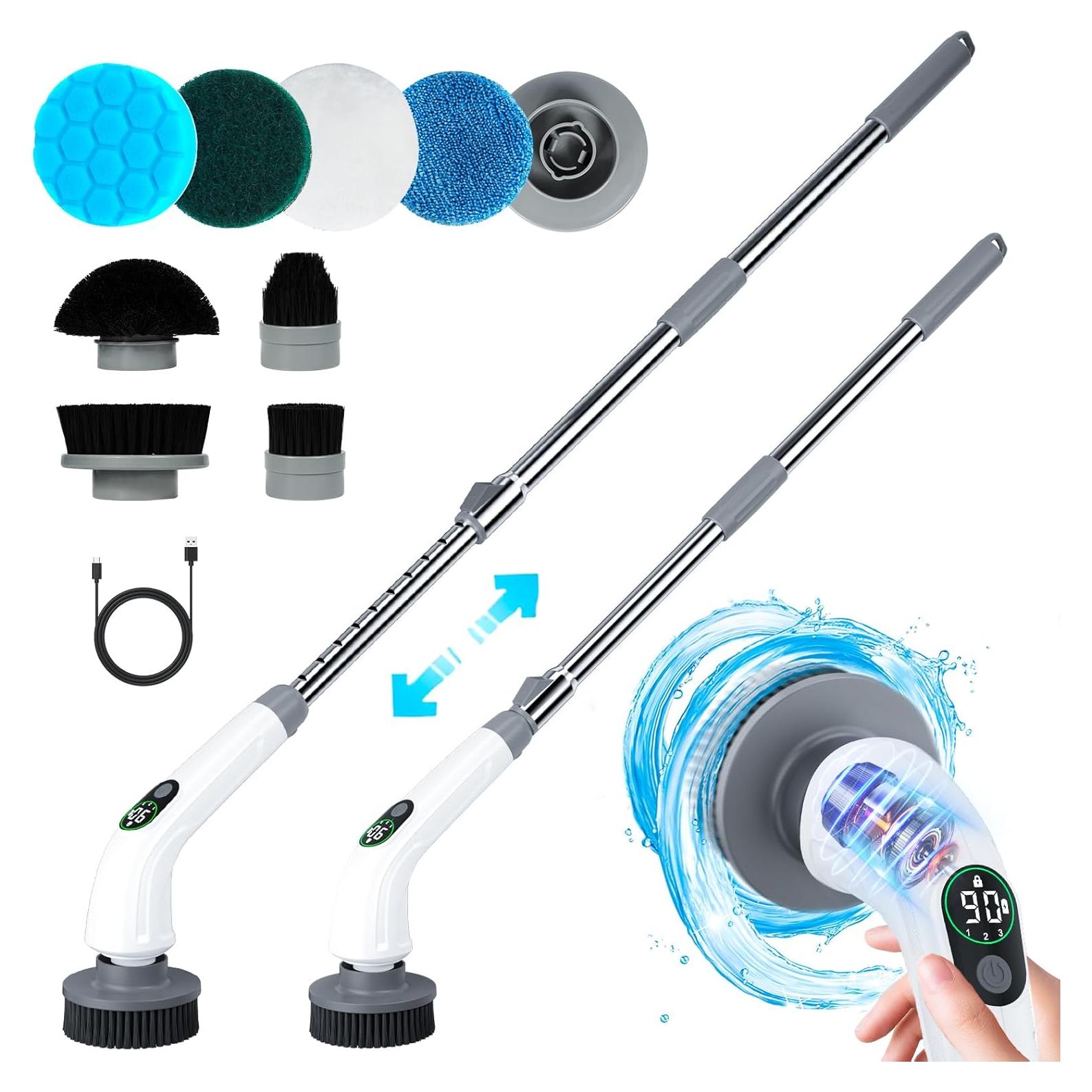 Cepillo de limpieza eléctrico Zurostcae 3 velocidades IPX7 1.4kg