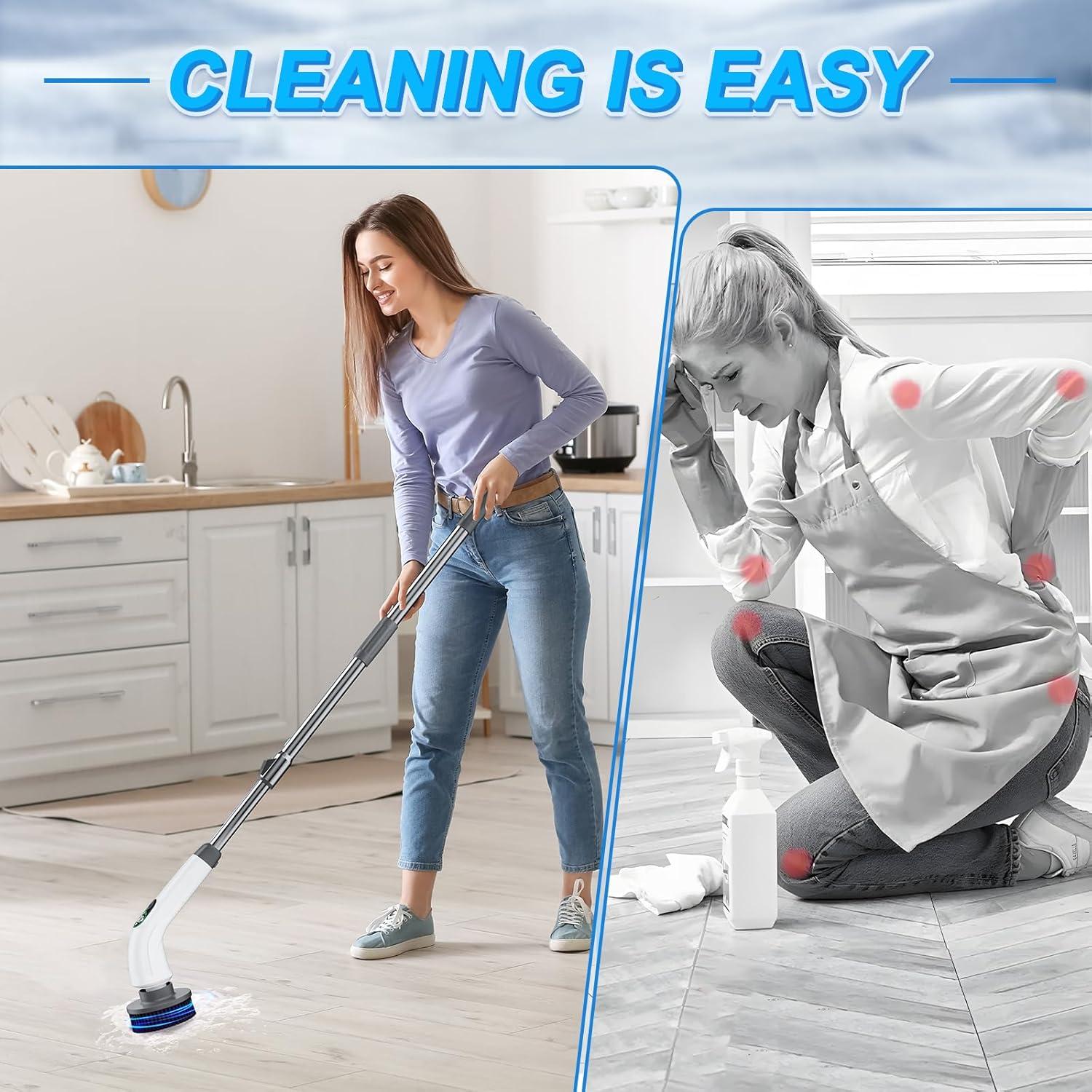 Cepillo de limpieza eléctrico Zurostcae 3 velocidades IPX7 1.4kg