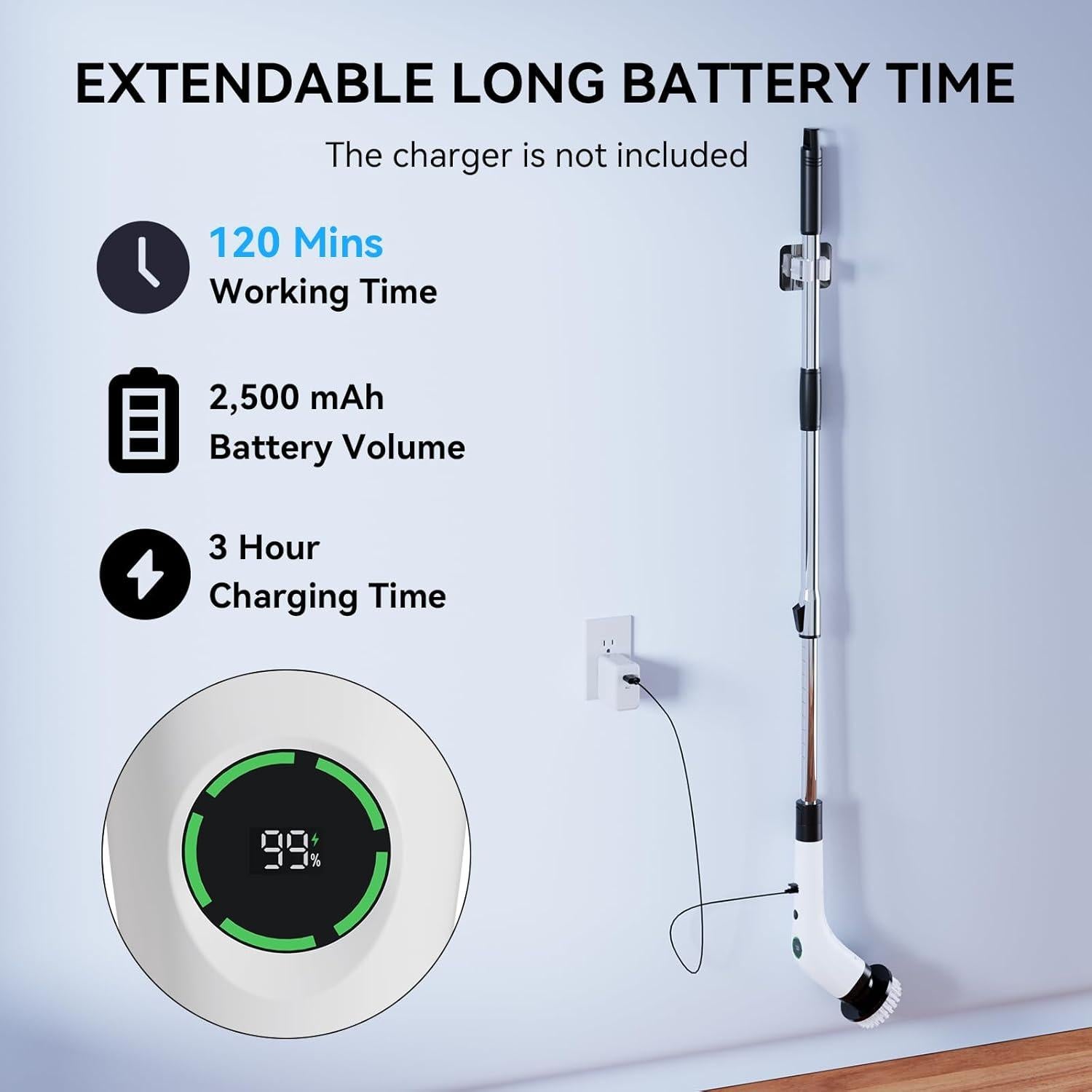 Cepillo de limpieza eléctrico Swyprrix SD-CTB01 IPX7 8 cabezales