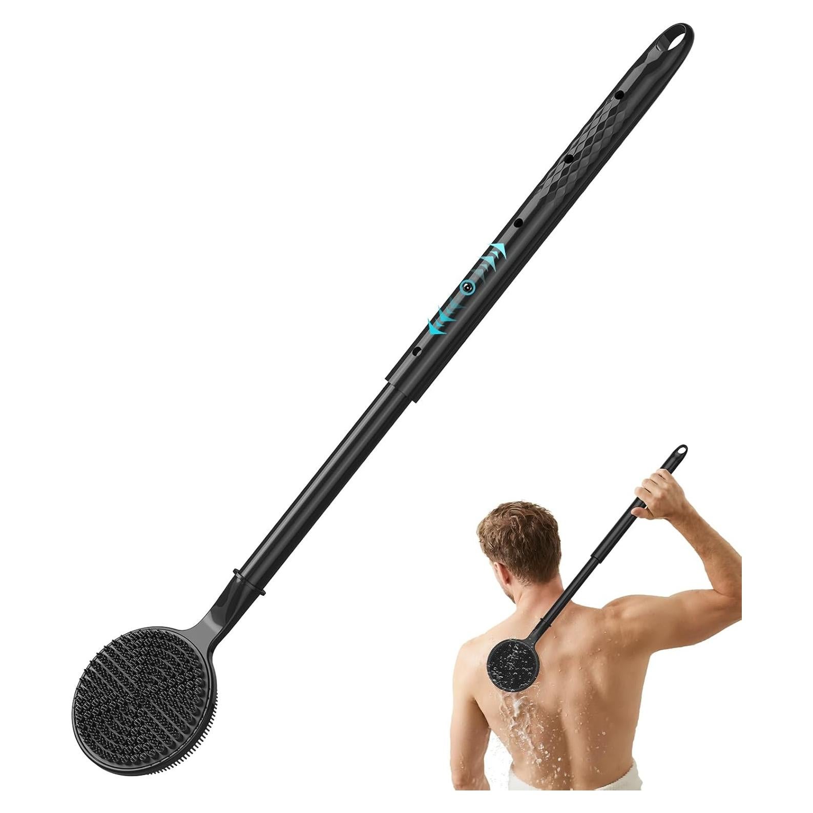 Exfoliador de Espalda VWMYQ con Mango Ajustable 61cm Ducha