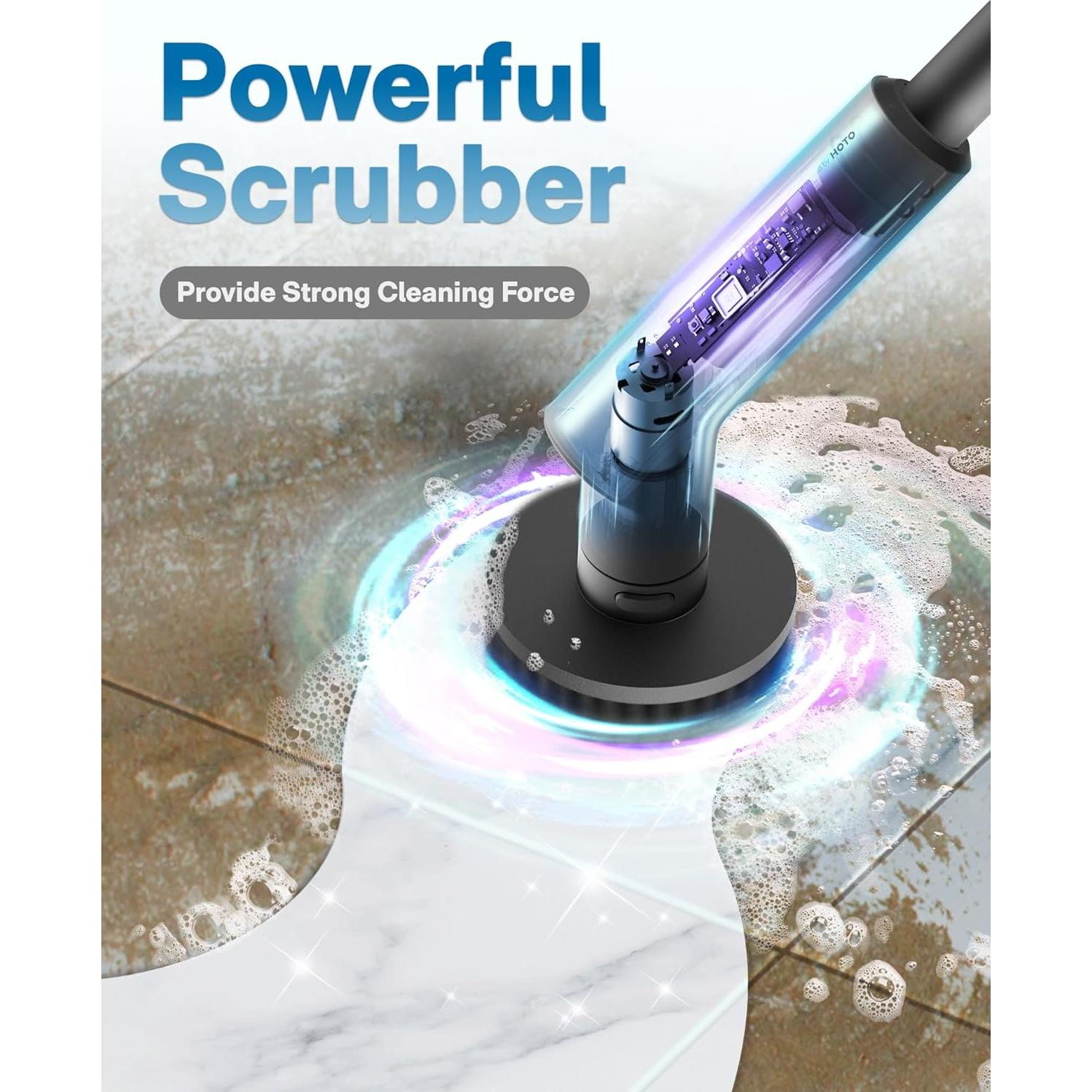 Cepillo Eléctrico Inalámbrico HOTO IPX7 con 6 Cabezas