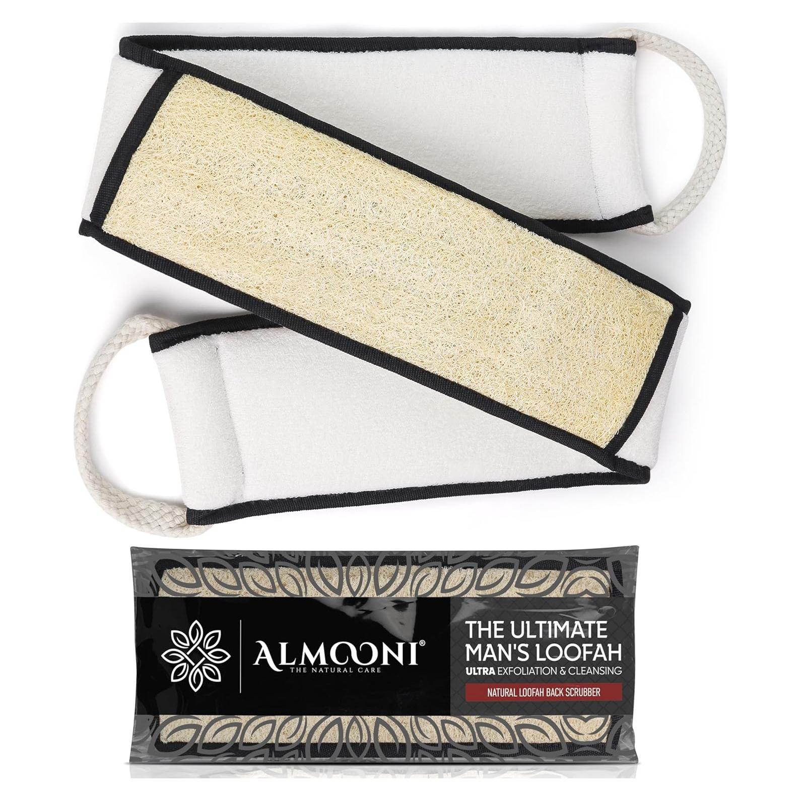 Esponja de Lufa Natural Almooni para Ducha - 96.5 cm