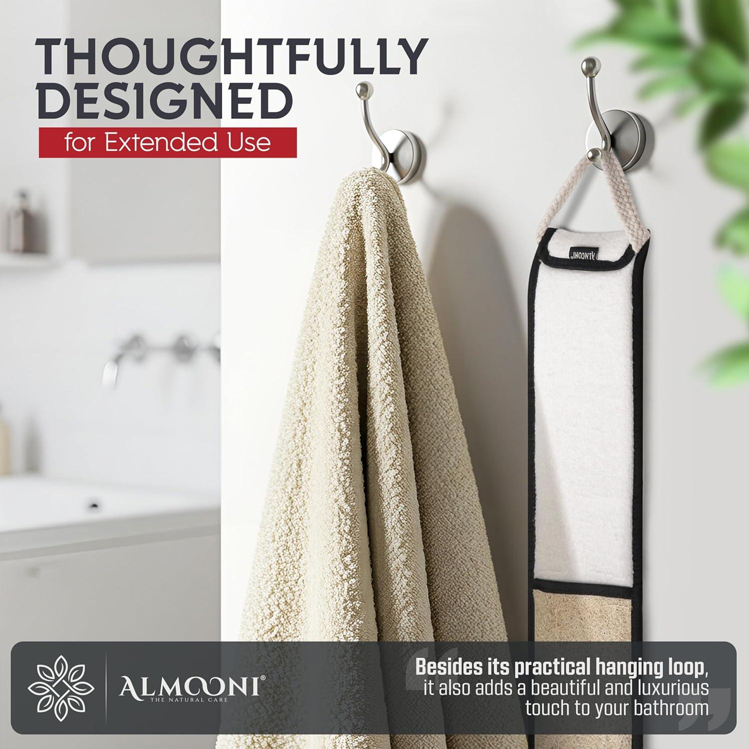 Esponja de Lufa Natural Almooni para Ducha - 96.5 cm