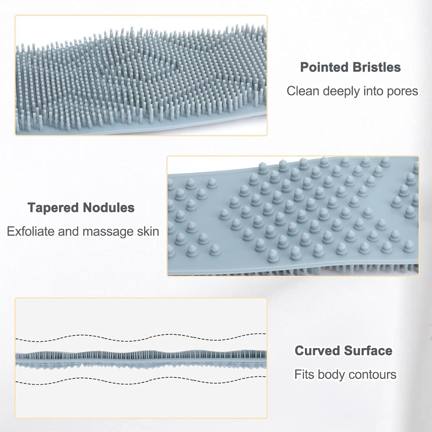 Esponja de Espalda de Silicona FReatech 91.44 cm Exfoliante