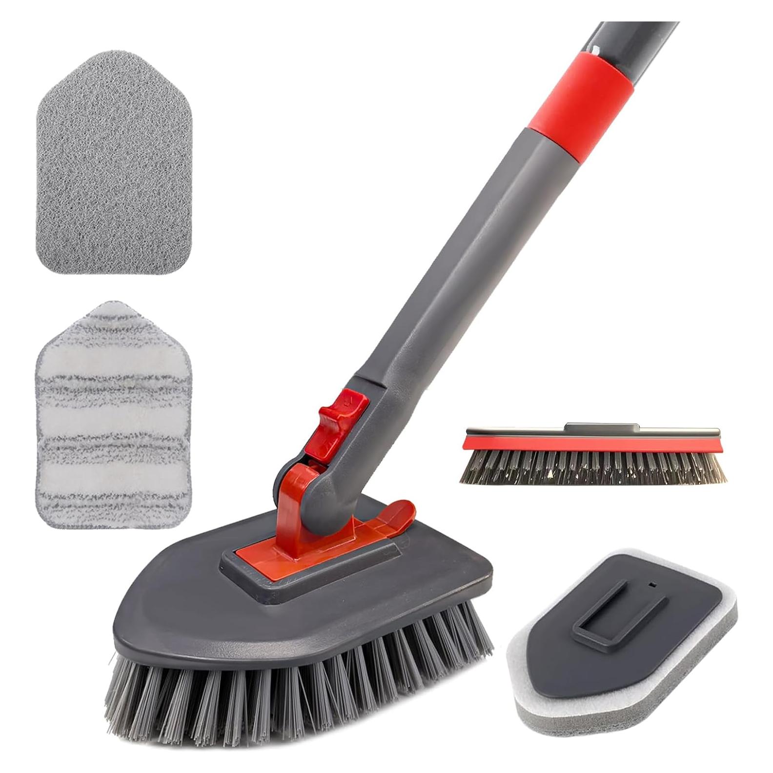 Cepillo de Fregado Hohoky con Mango Largo y 4 Cabezas 129.5 cm