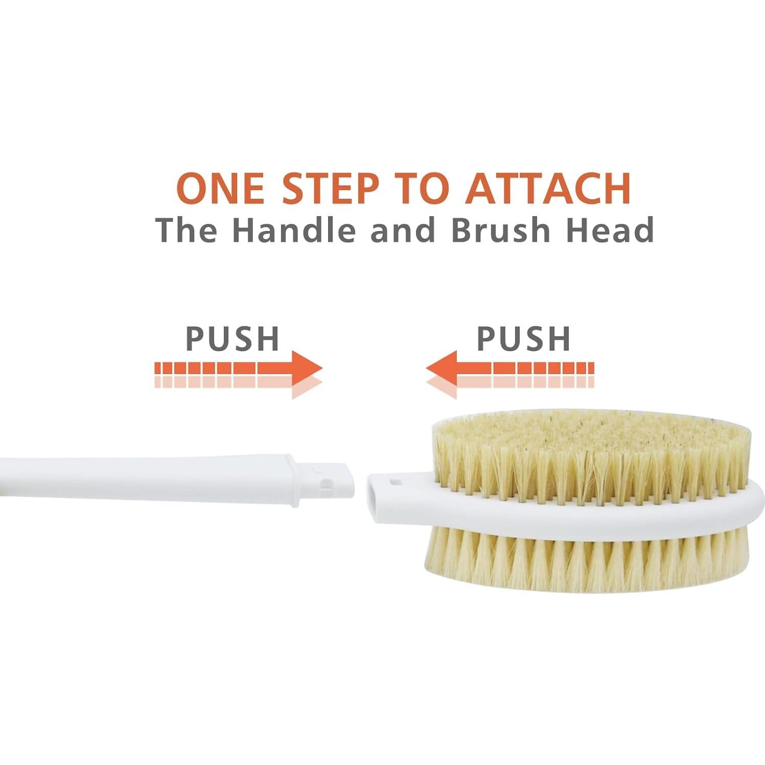 Cepillo de Ducha Exfoliador Doble Cara Honomo Verde 52 cm