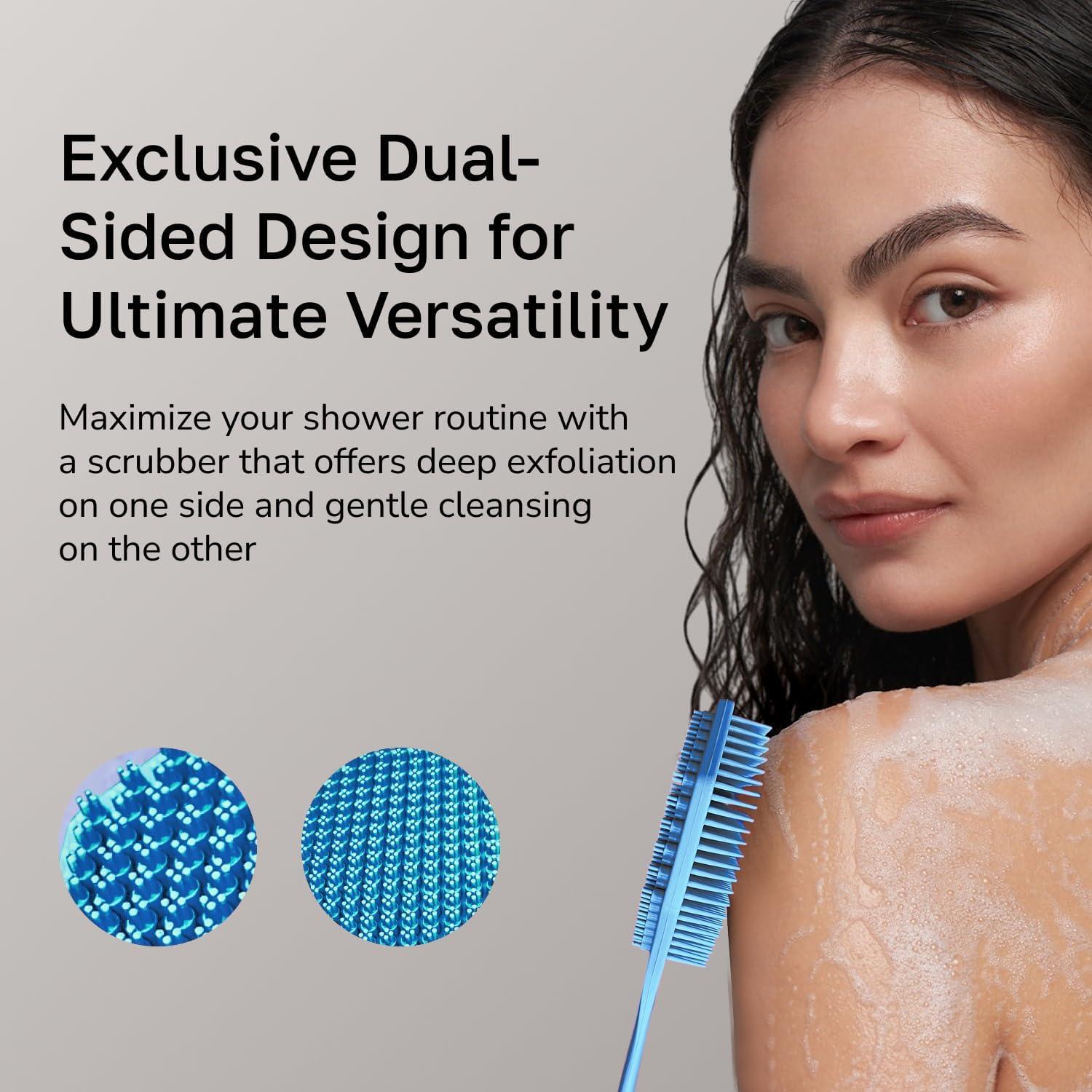 Esponja de Silicona para Espalda SILKLE - Mango Largo 42.5 cm