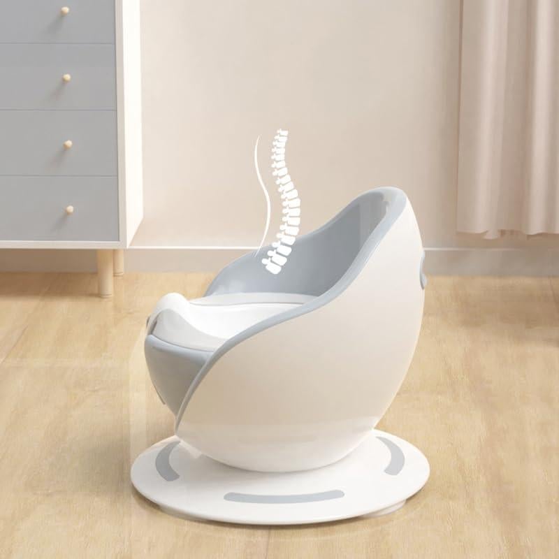 Silla de Entrenamiento para el Baño Joylittle - Blanca y Teal