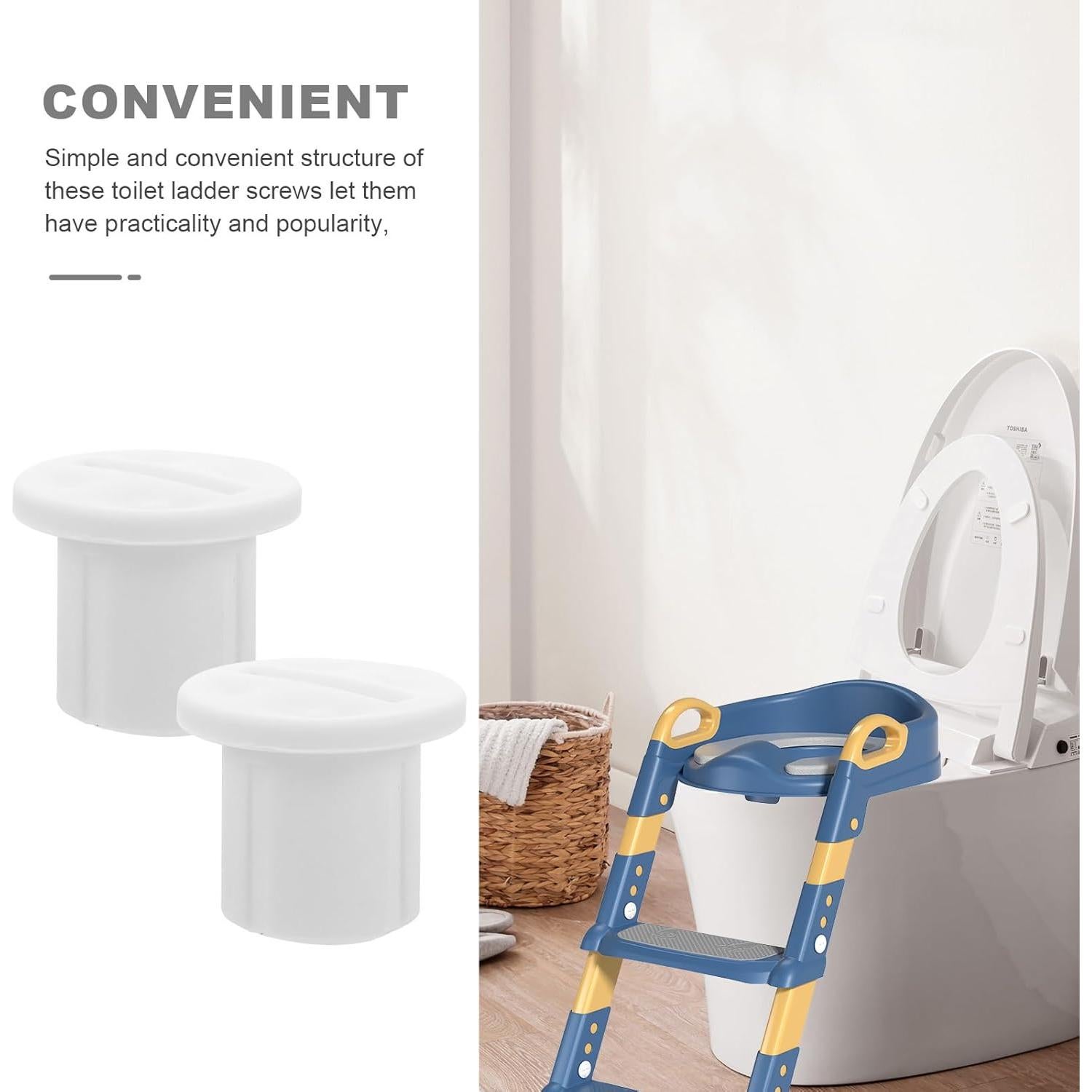 Kit de Tornillos de Reemplazo para Escalera de Inodoro VICASKY 3pcs