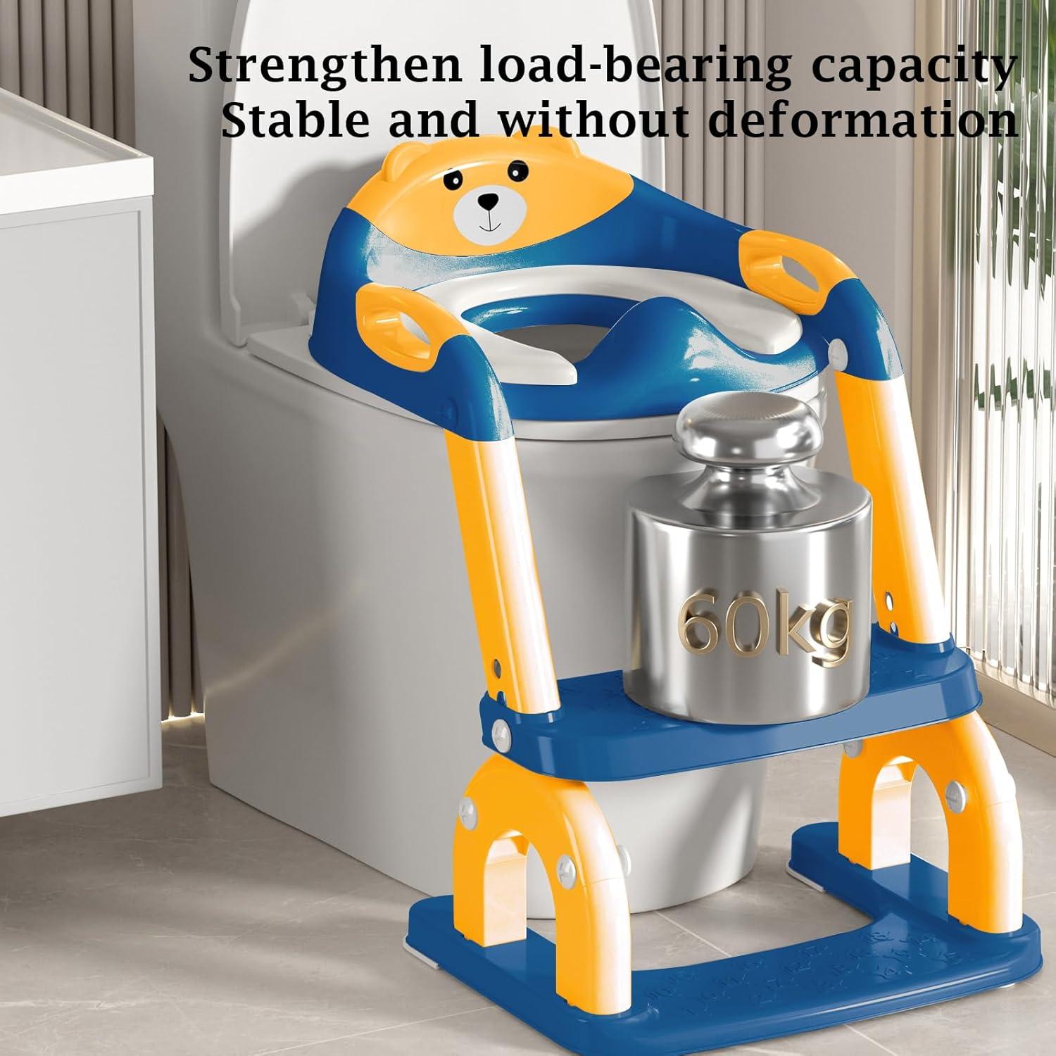 Asiento de Entrenamiento para Baño 2-en-1 KTMTZQWY - Ajustable