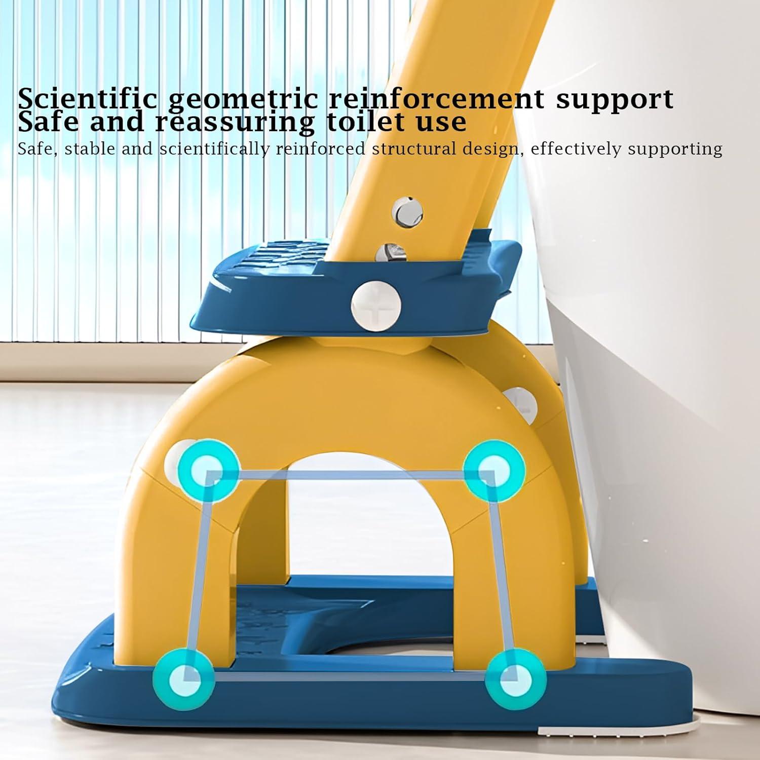 Asiento de Entrenamiento para Baño 2-en-1 KTMTZQWY - Ajustable