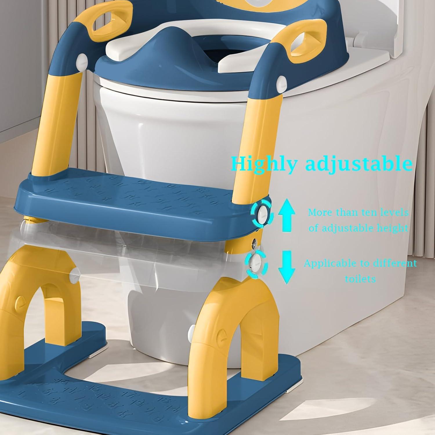 Asiento de Entrenamiento para Baño 2-en-1 KTMTZQWY - Ajustable