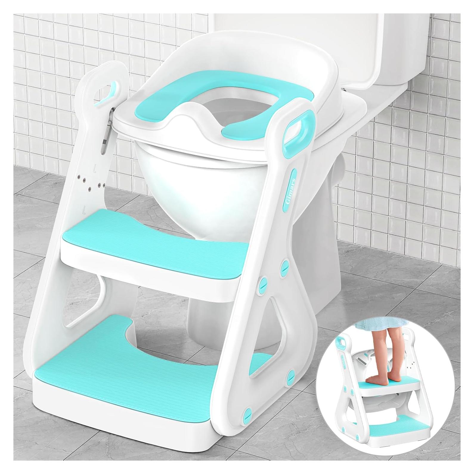 Asiento de Entrenamiento para Inodoro Gimars 2 en 1 Aqua