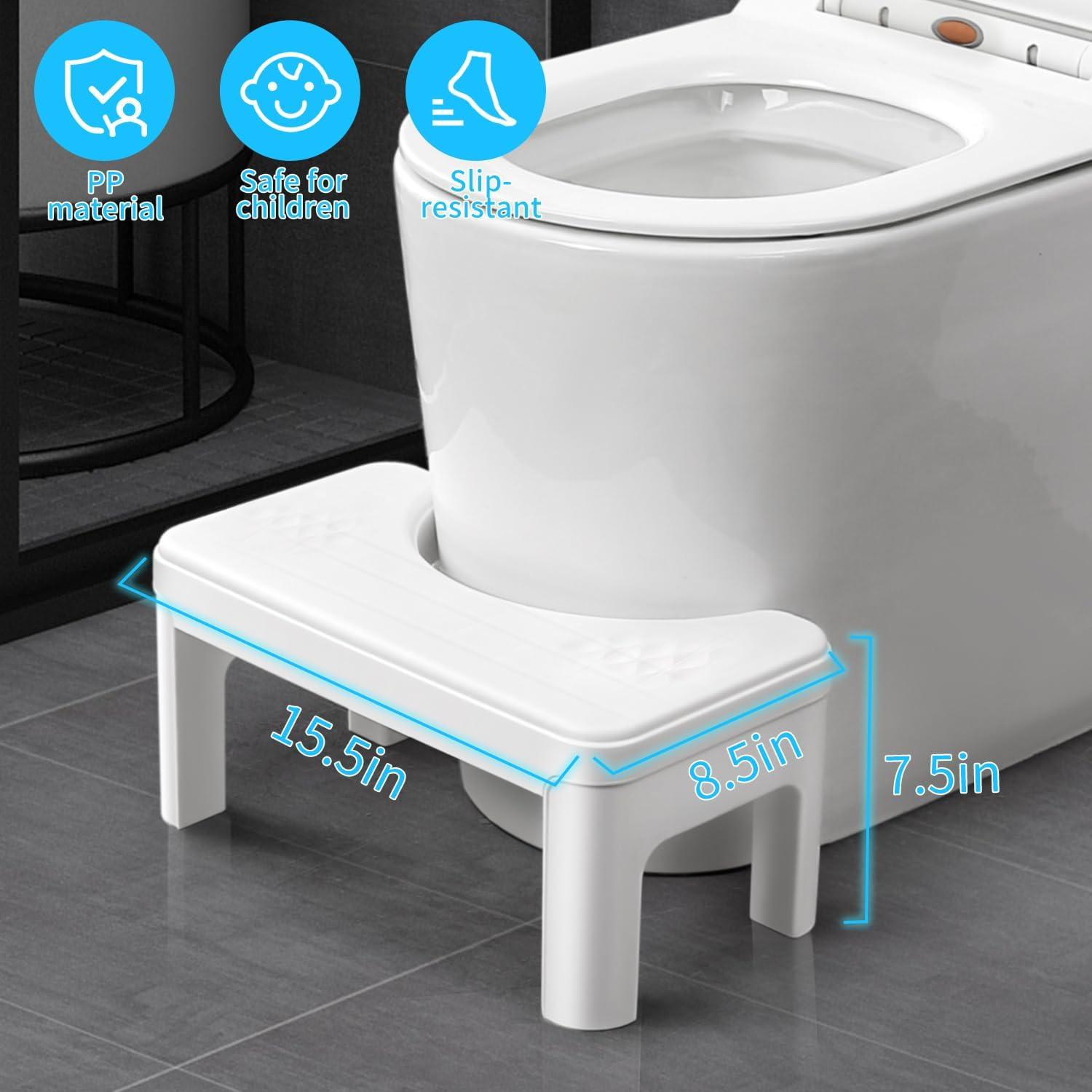 Taburete de Inodoro Ergonómico Genérico MTD-001 Antideslizante