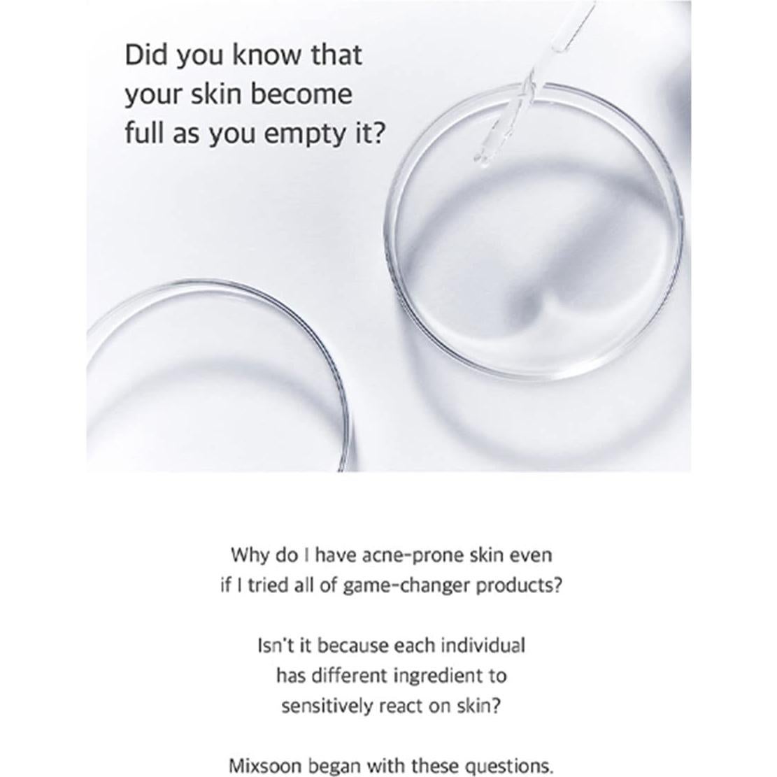 Tónico Hidratante Mixsoon Centella Asiática 300 ml Piel Sensible