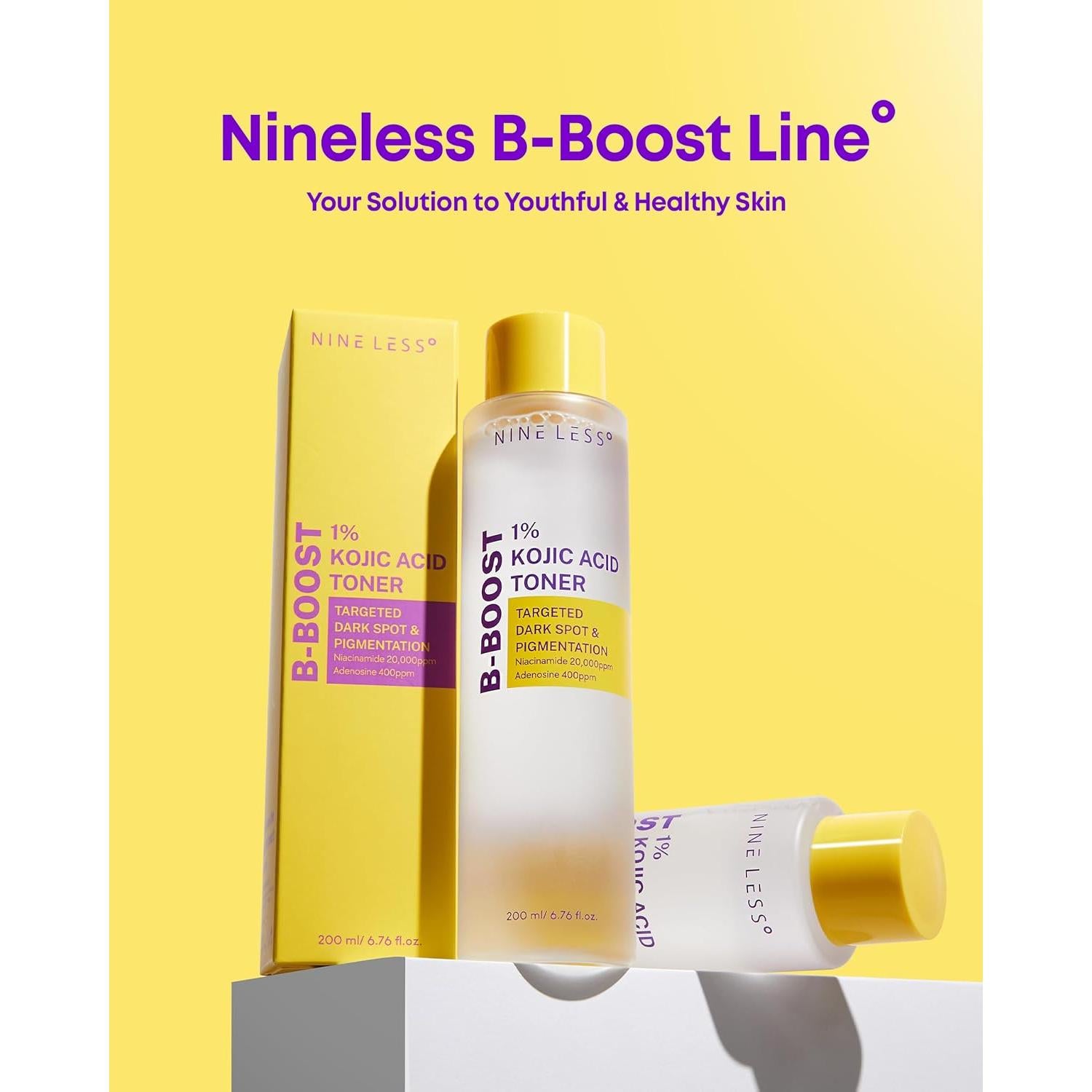 Tónico Ácido Kójico B-Boost 1% Niacinamida 2% 200ml