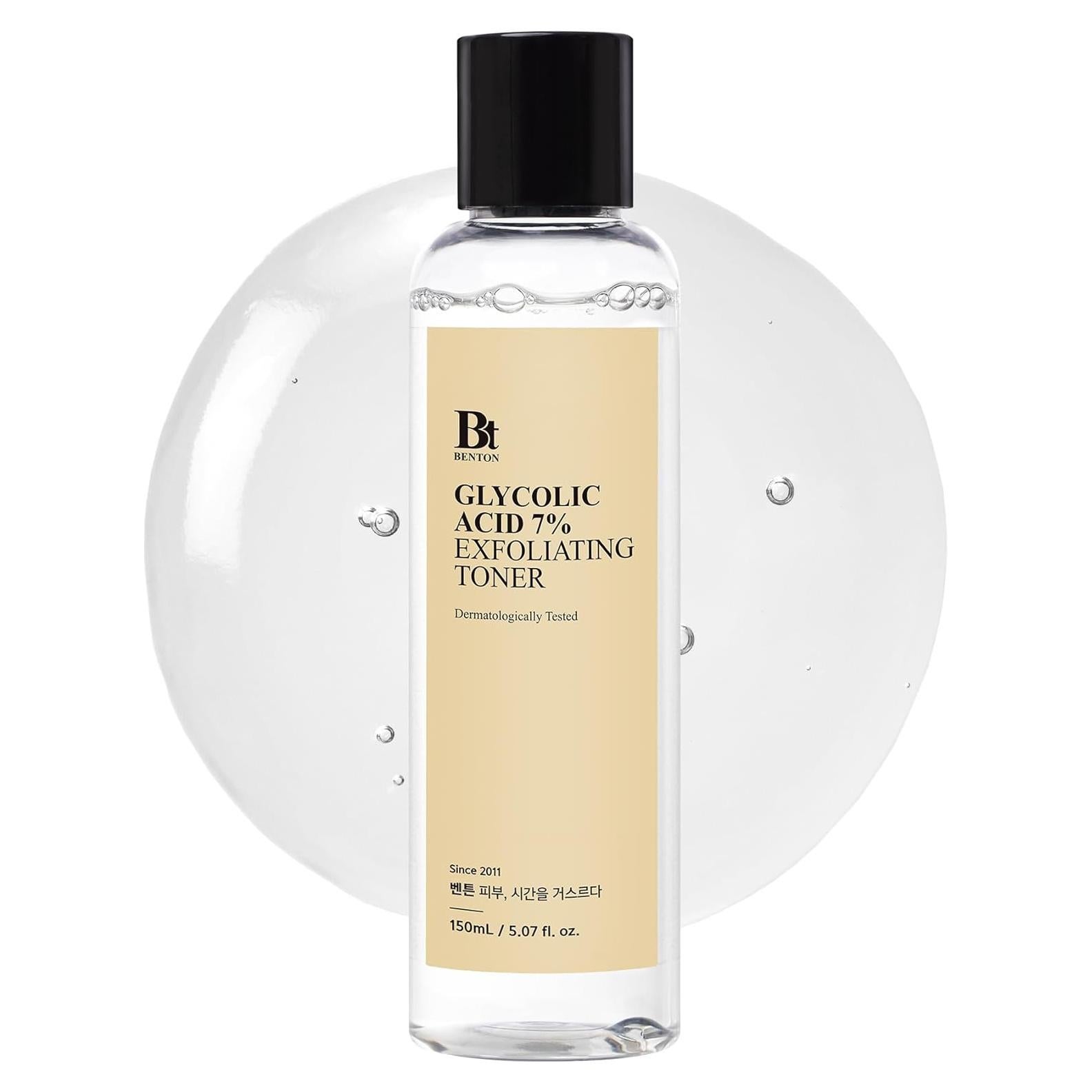 Tónico Exfoliante Ácido Glicólico 7% Benton - Hidratante y Suave