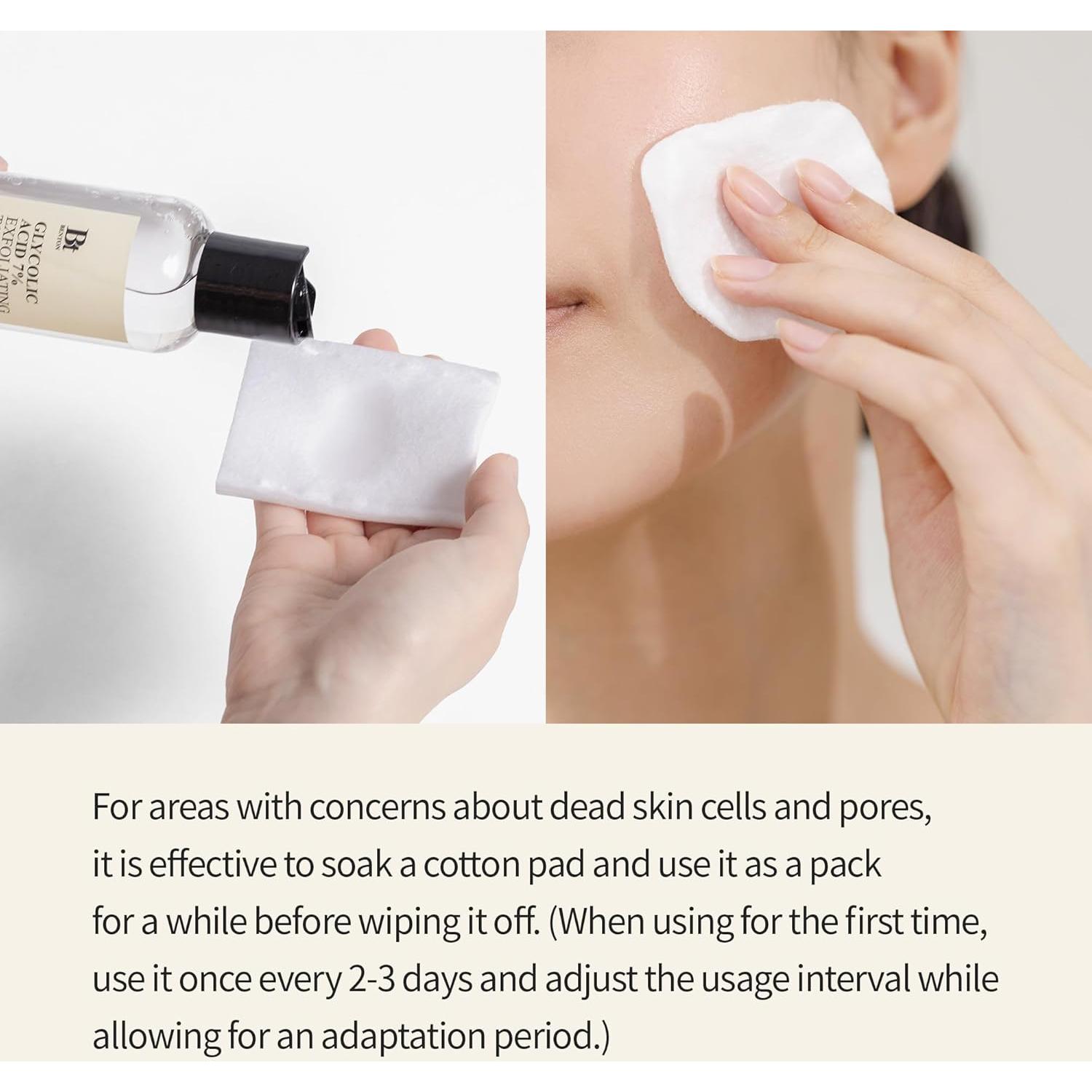 Tónico Exfoliante Ácido Glicólico 7% Benton - Hidratante y Suave