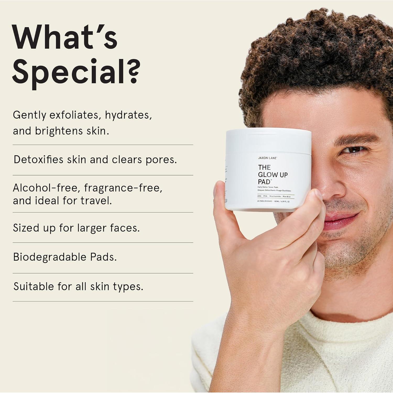 Discos Exfoliantes de Tónico de Arroz Jaxon Lane 299g