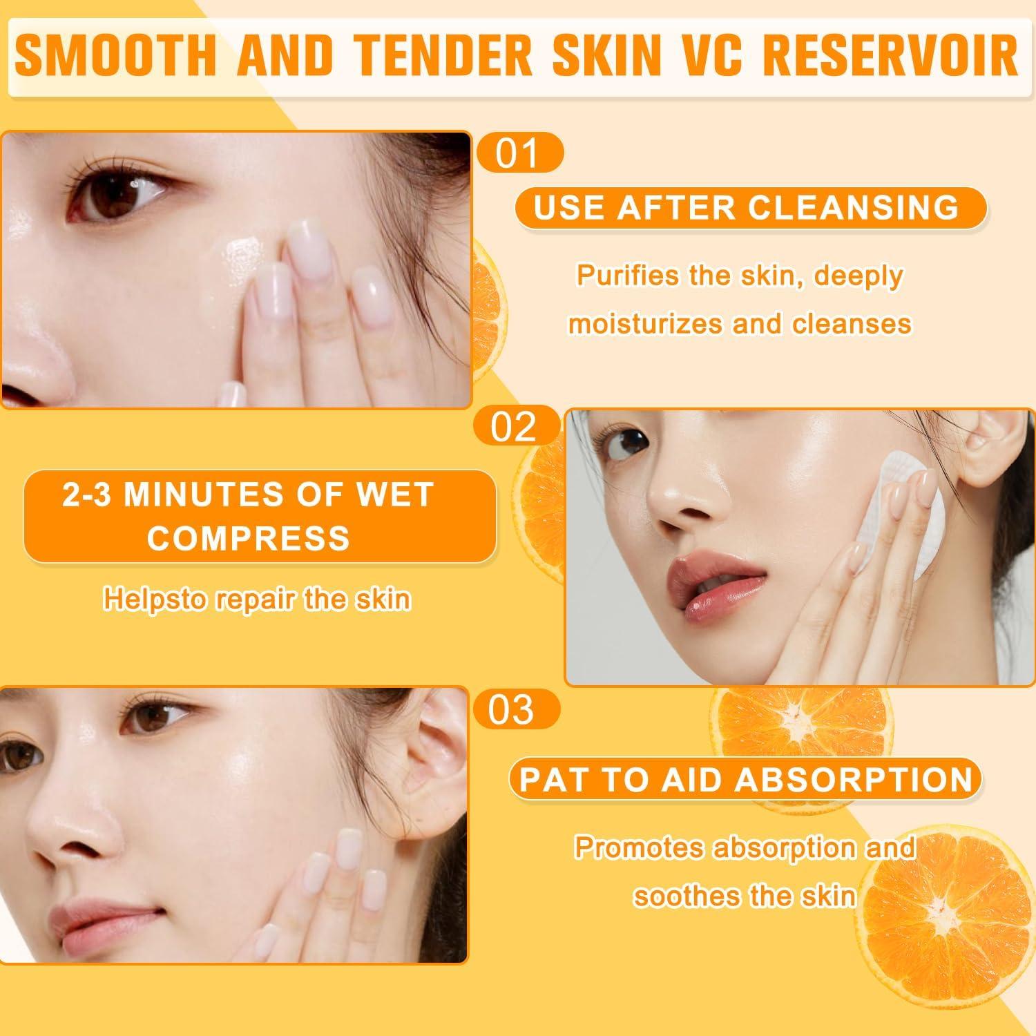 Tónico Facial Hidratante VC Shantou 300 ML - Refrescante y Suave