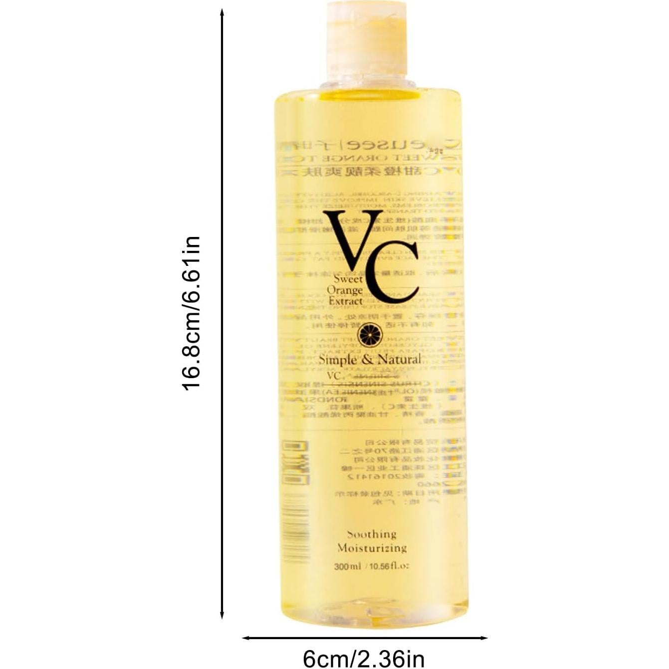 Tónico Facial Hidratante VC Shantou 300 ML - Refrescante y Suave