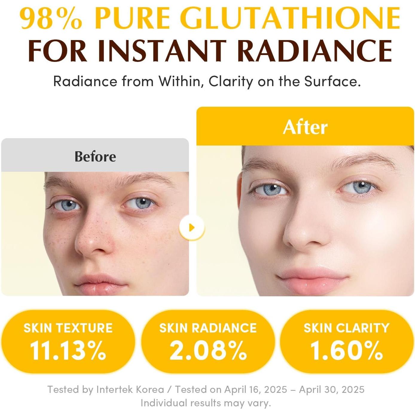 Gel Tonificante de Colágeno Glow Up - 60 Almohadillas 140ml