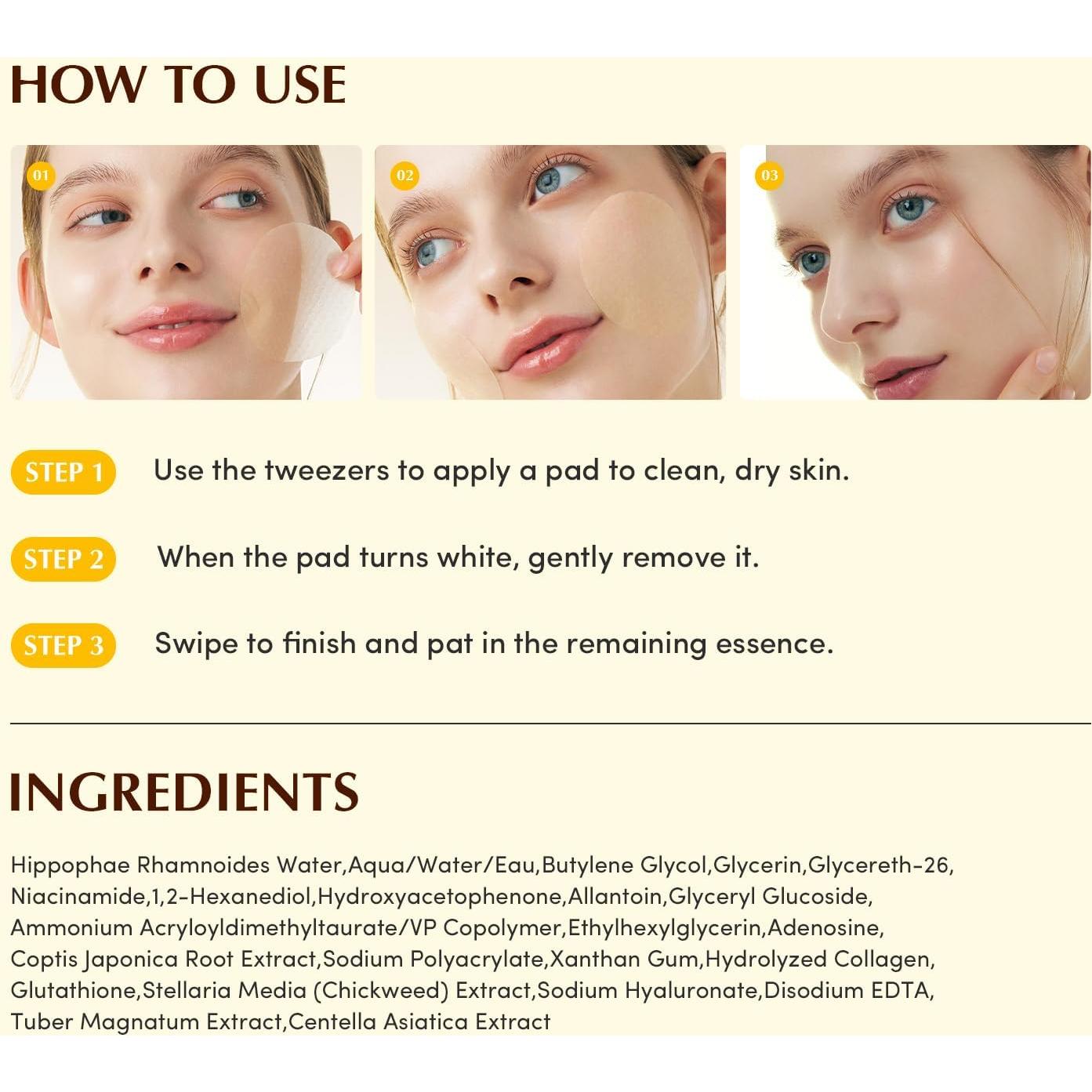 Gel Tonificante de Colágeno Glow Up - 60 Almohadillas 140ml