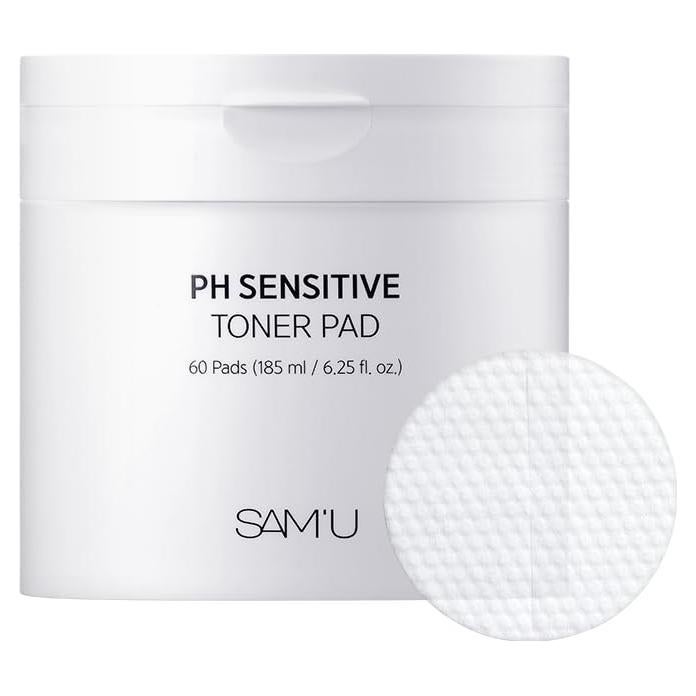 Almohadillas Exfoliantes Veganas SAM'U - 60 Unidades PH Ácido Hialurónico