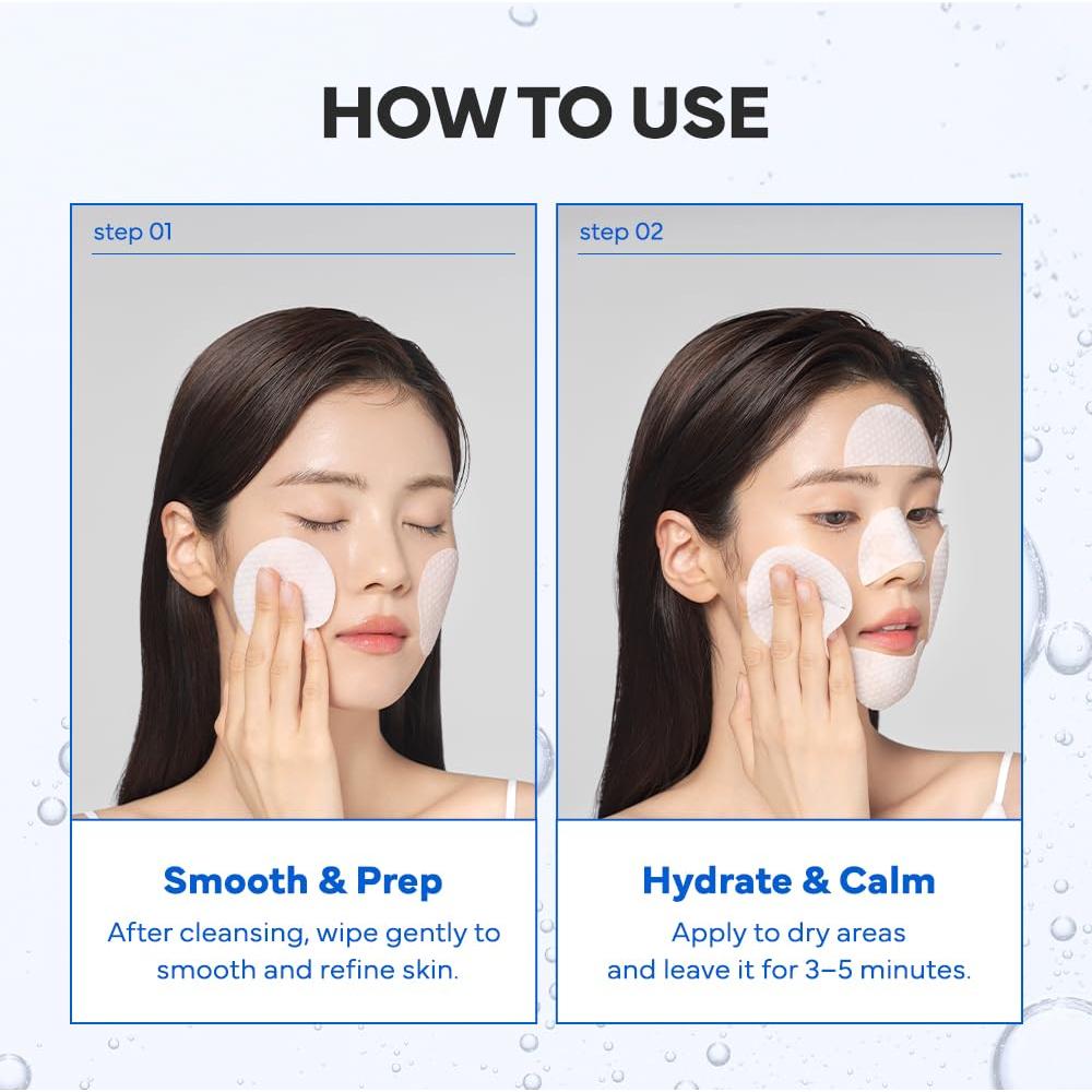 Almohadillas Exfoliantes Veganas SAM'U - 60 Unidades PH Ácido Hialurónico