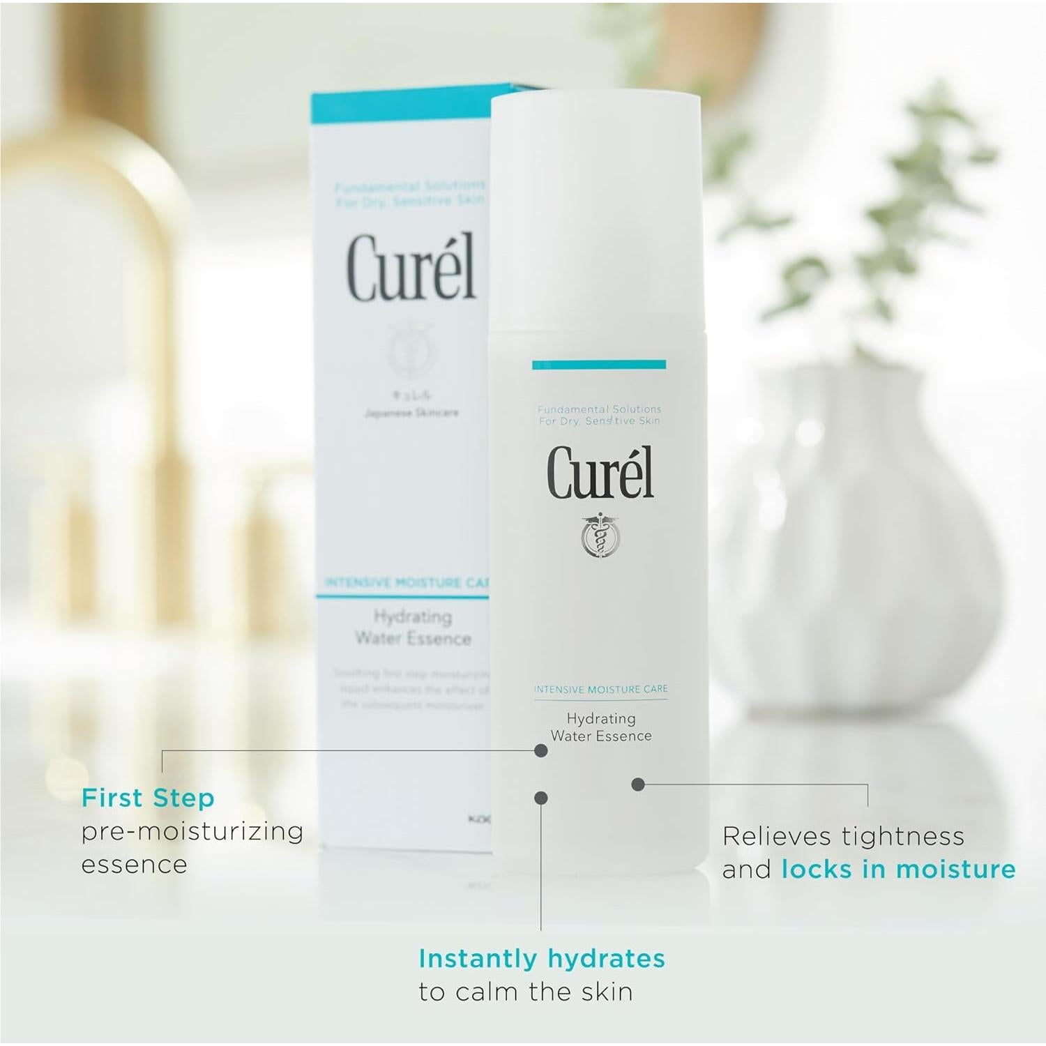 Toner Hidratante Facial Curel 148 ml - Piel Seca y Sensible