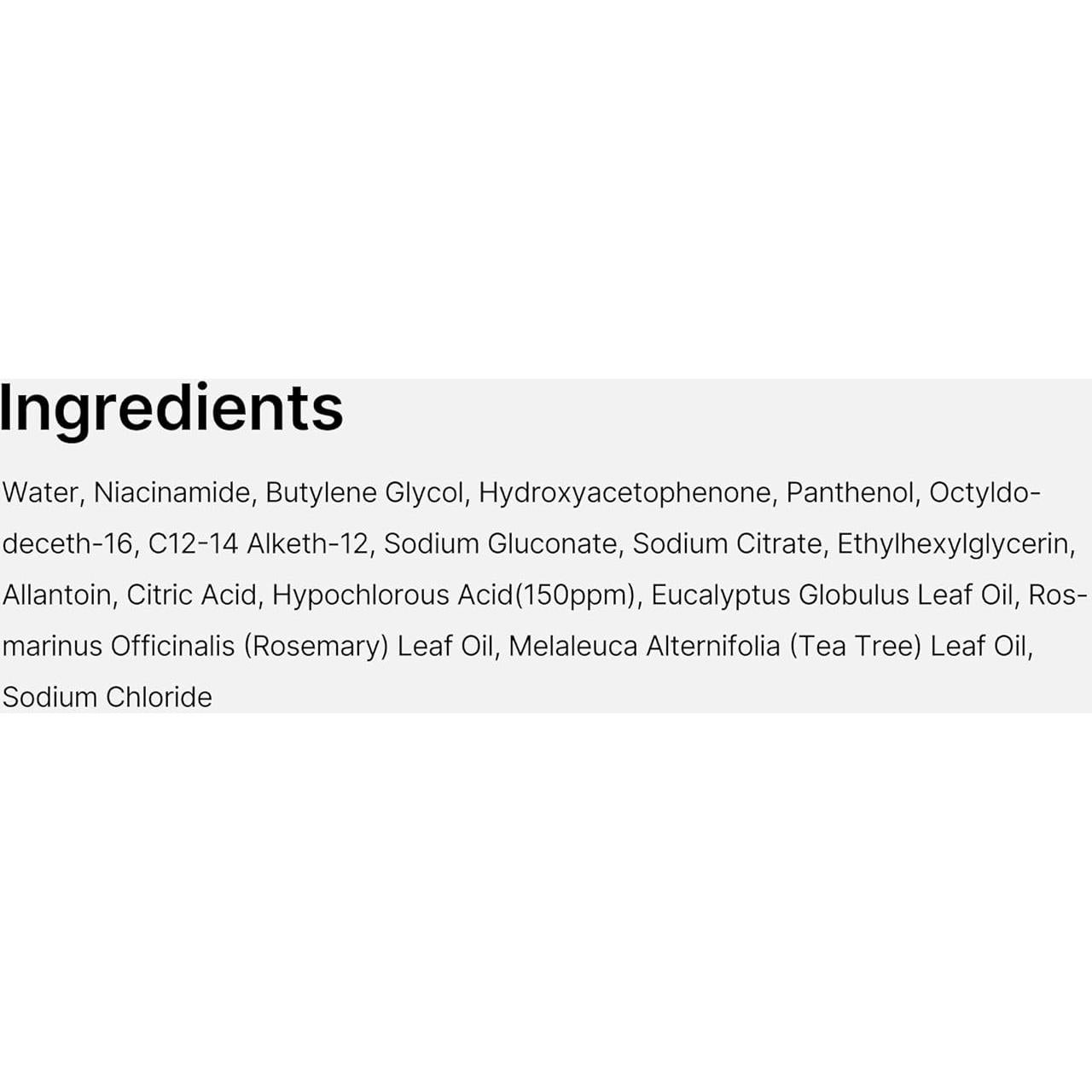 Spray Facial Medicube HOCl 125ml - Cuidado Piel Delicada