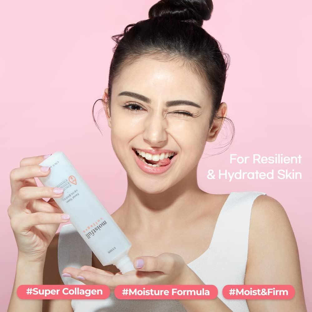 Tónico Facial de Colágeno Moistfull Etude 199.5 ml Hidratante